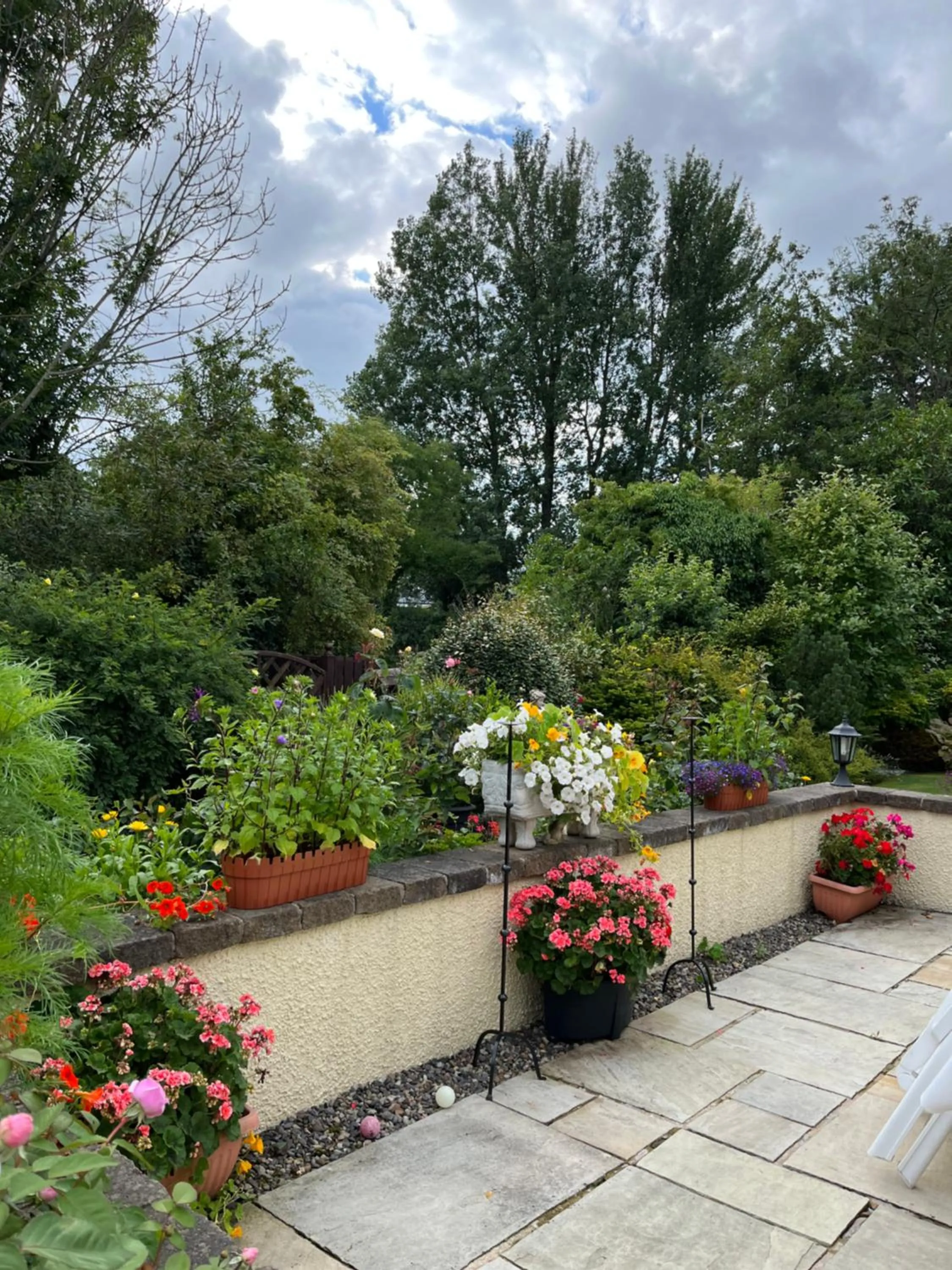 Garden view in Old Mill House