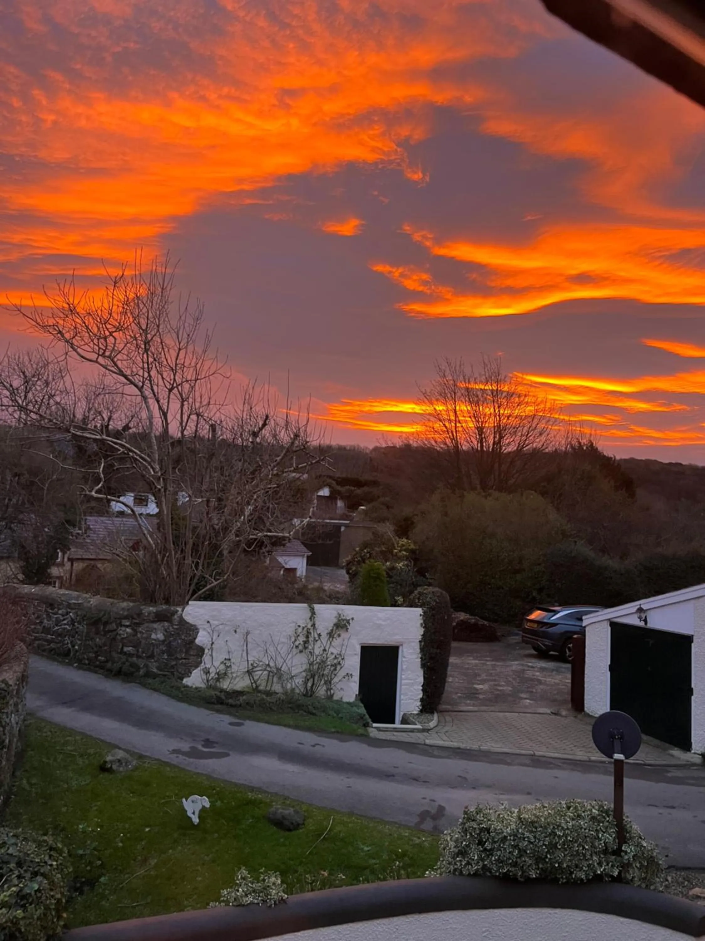 Sunset in Old Mill House