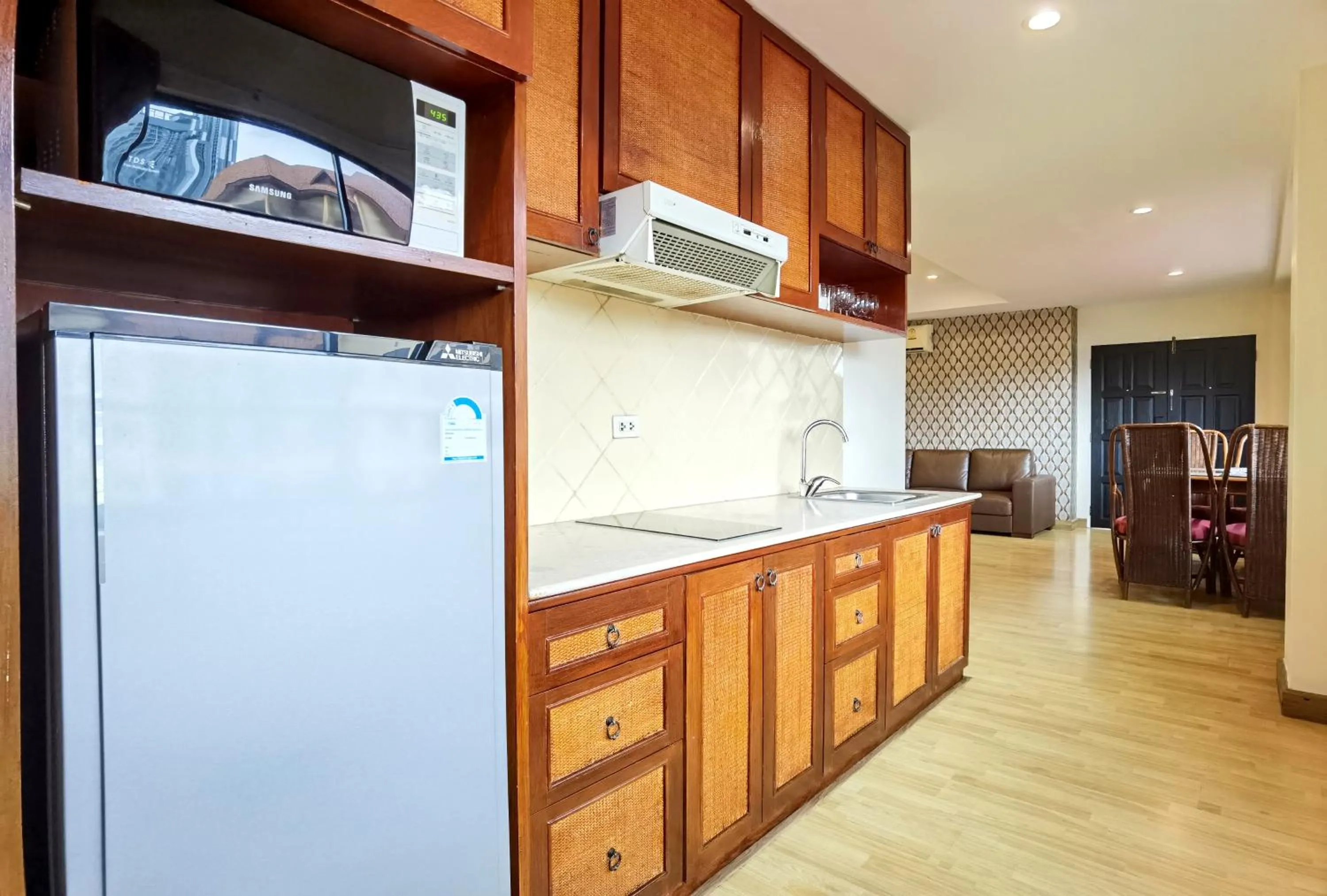 kitchen in Nova Park Hotel Pattaya