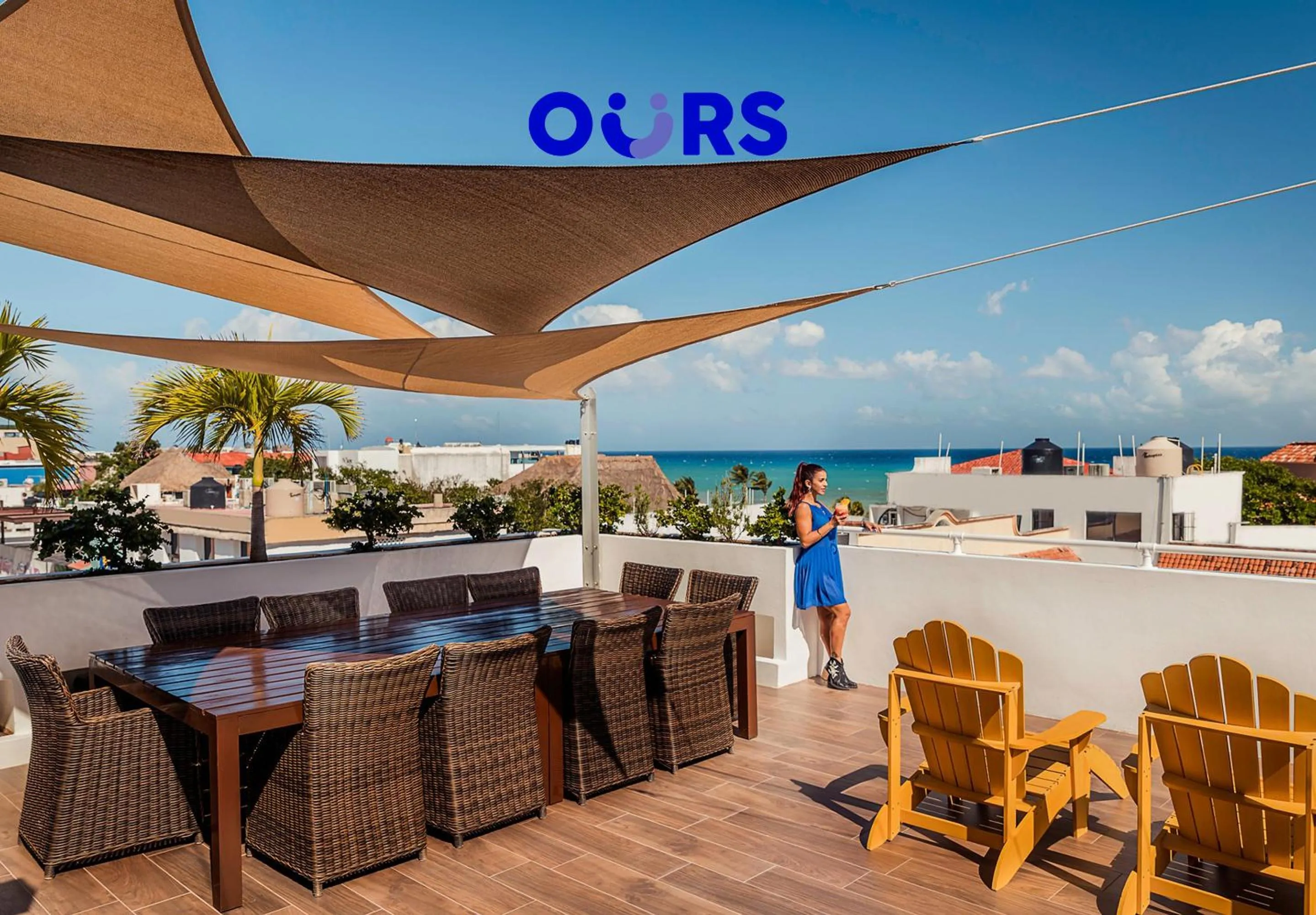 Swimming pool in "5th Av" Sol del Caribe Apart Hotel