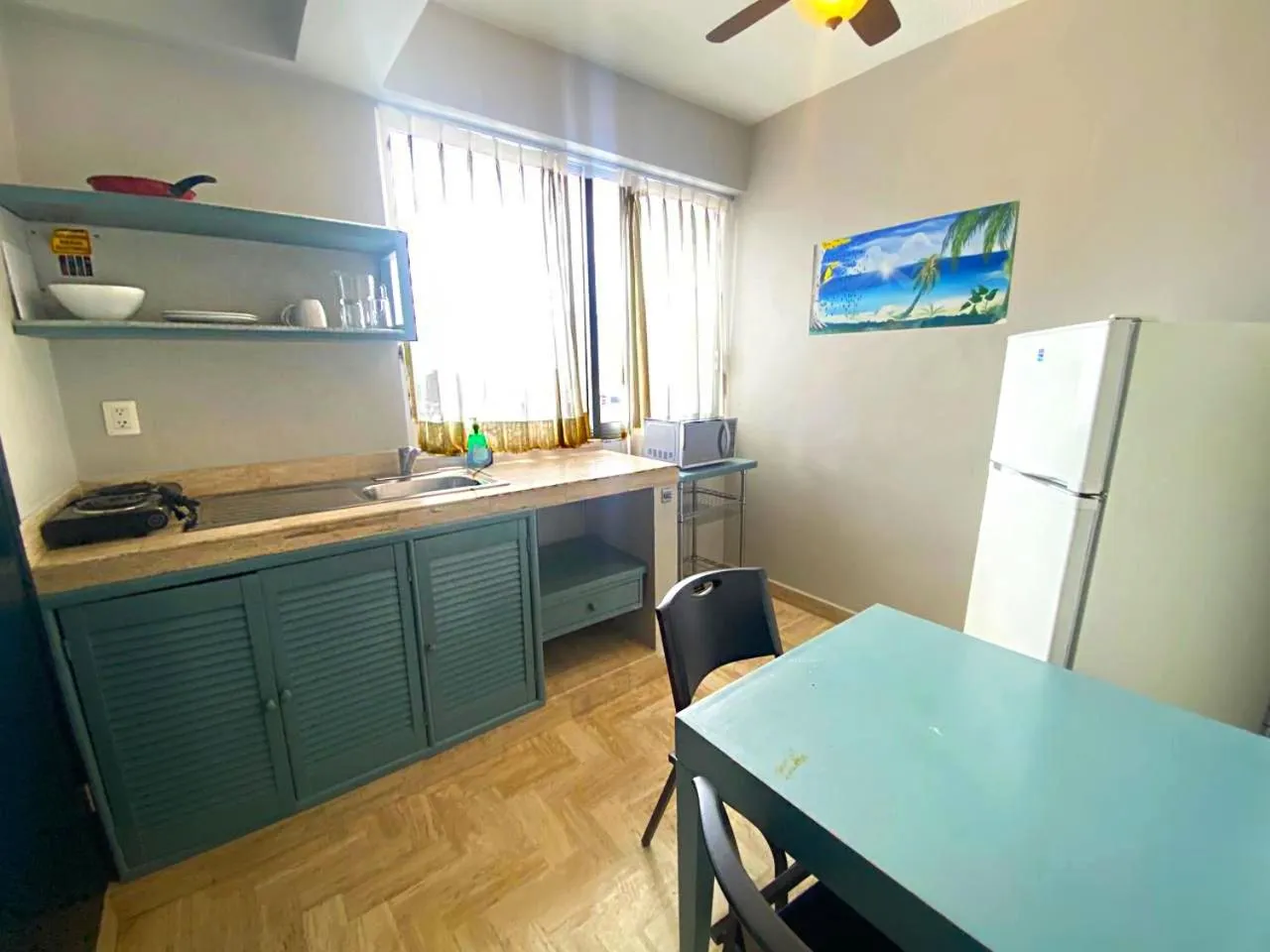 kitchen in "5th Av" Sol del Caribe Apart Hotel