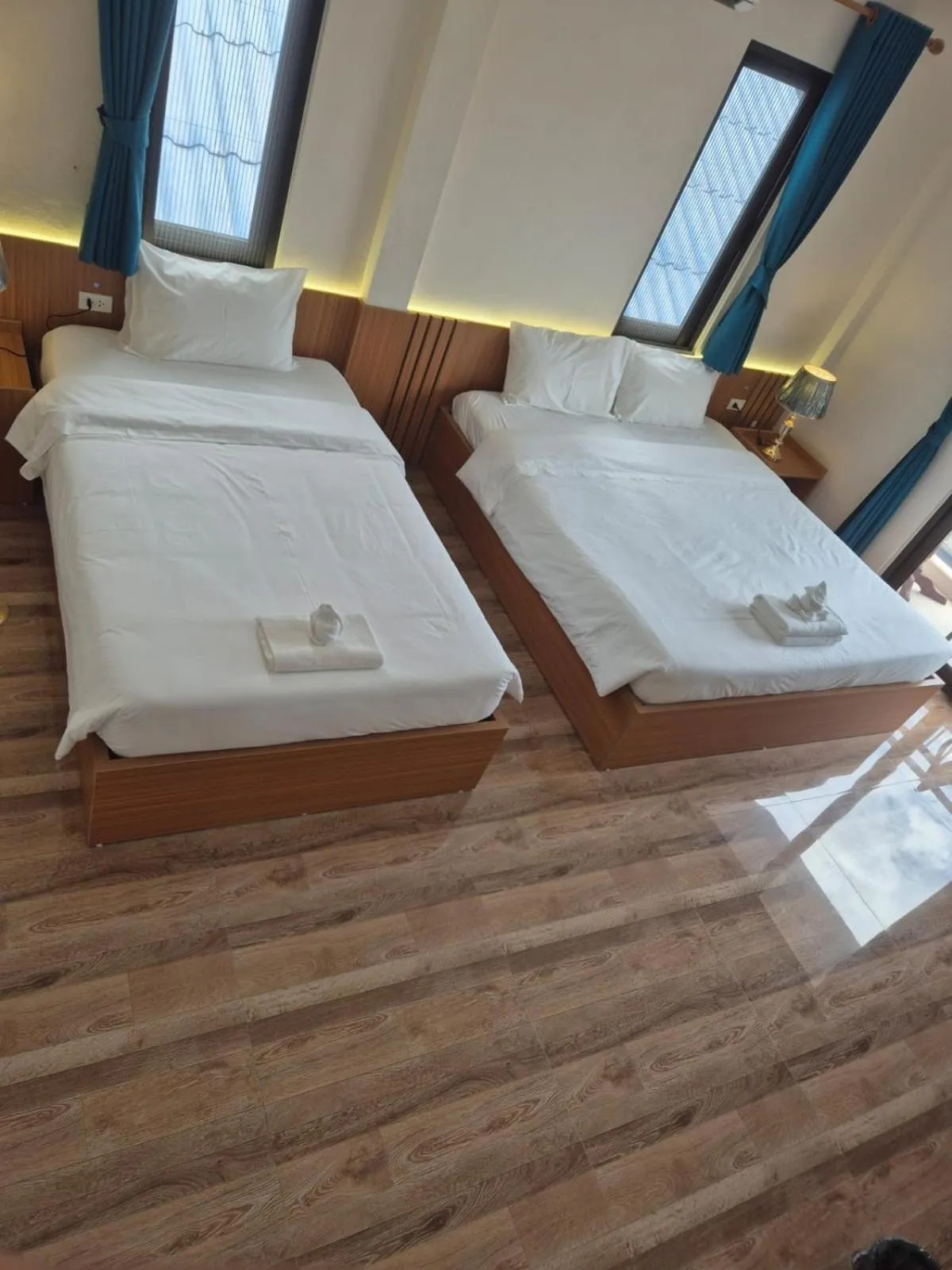 Bed in Hoang Kim Hotel