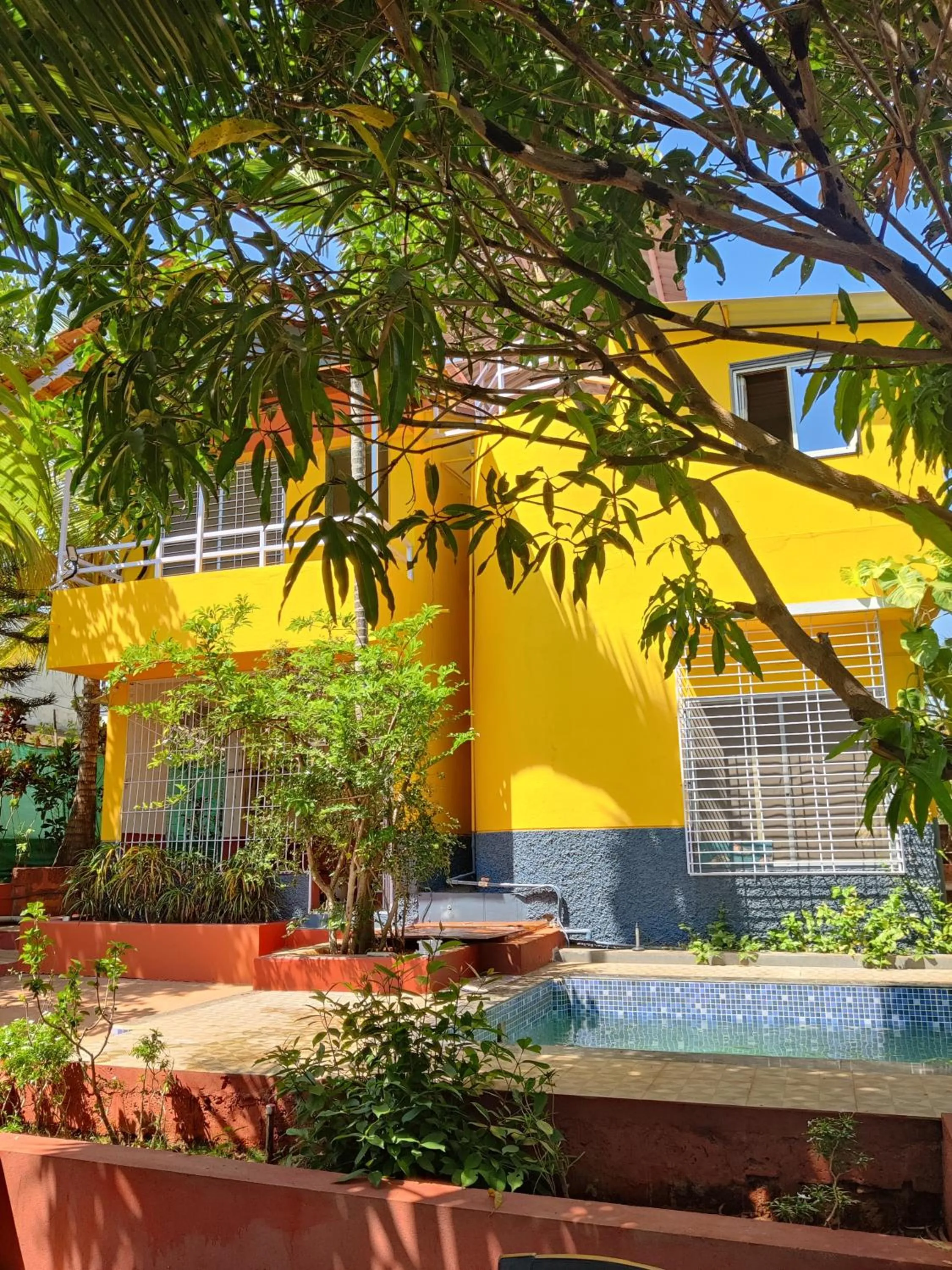Pool view in Redstone House by Oxystays Hospitality