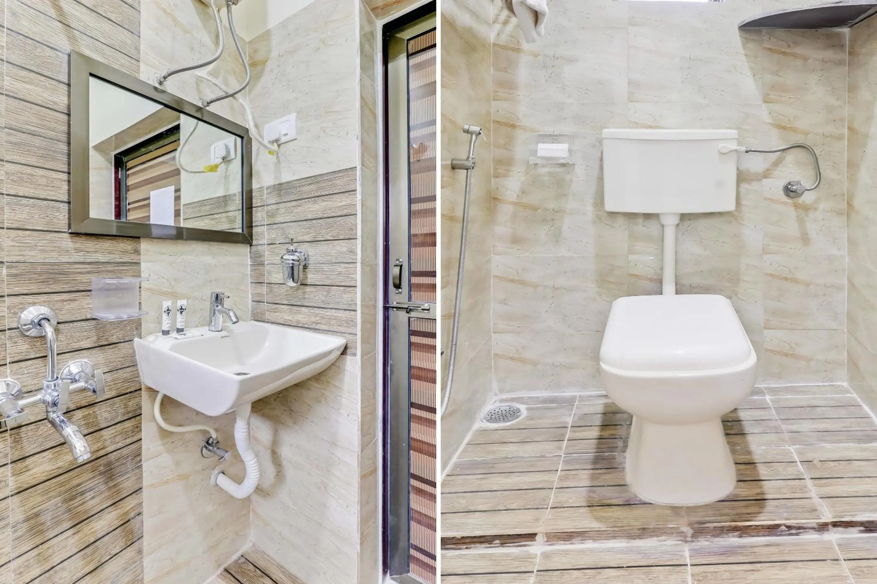 Shower in Redstone House by Oxystays Hospitality