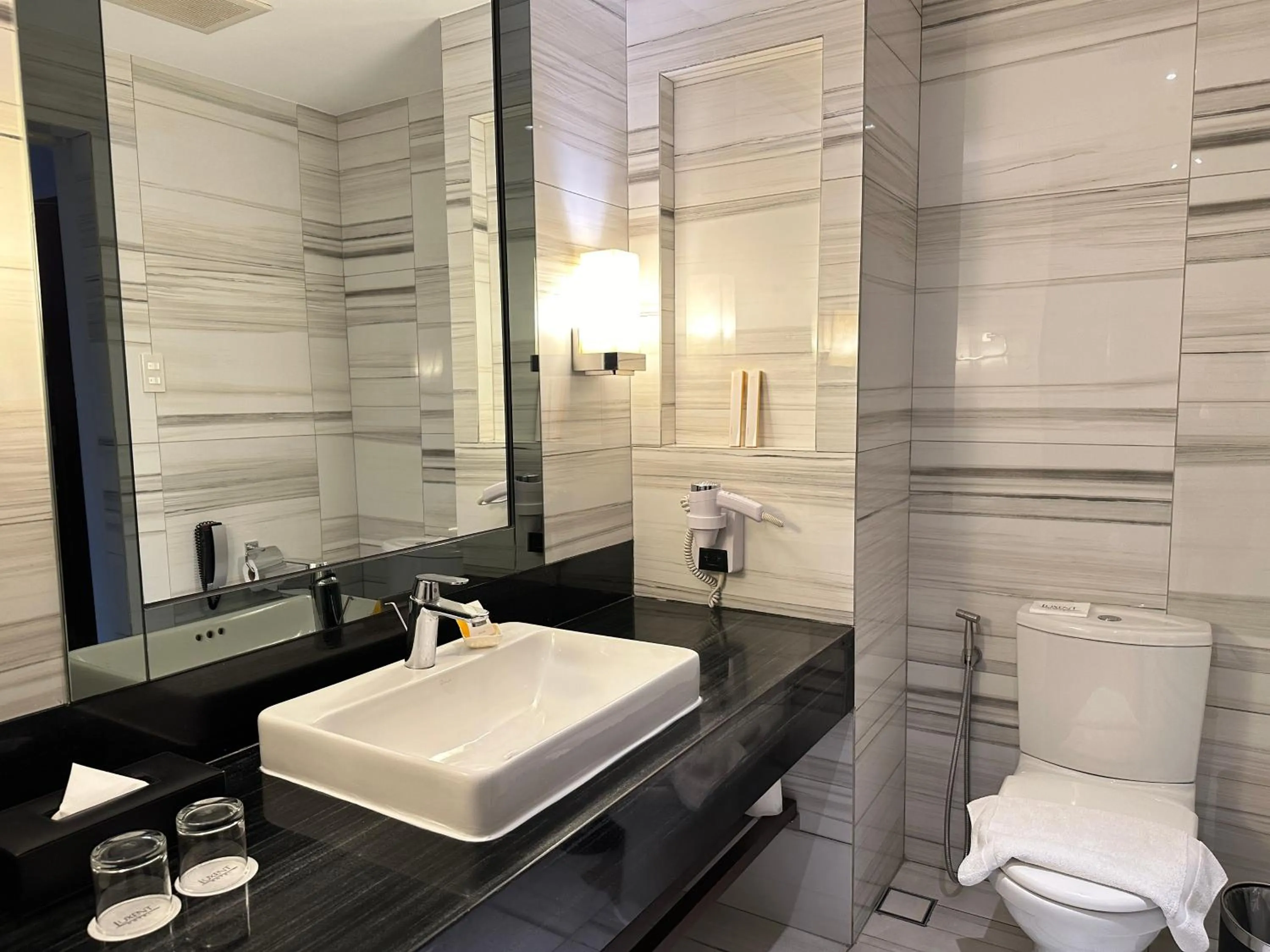 Bathroom in Luxent Hotel