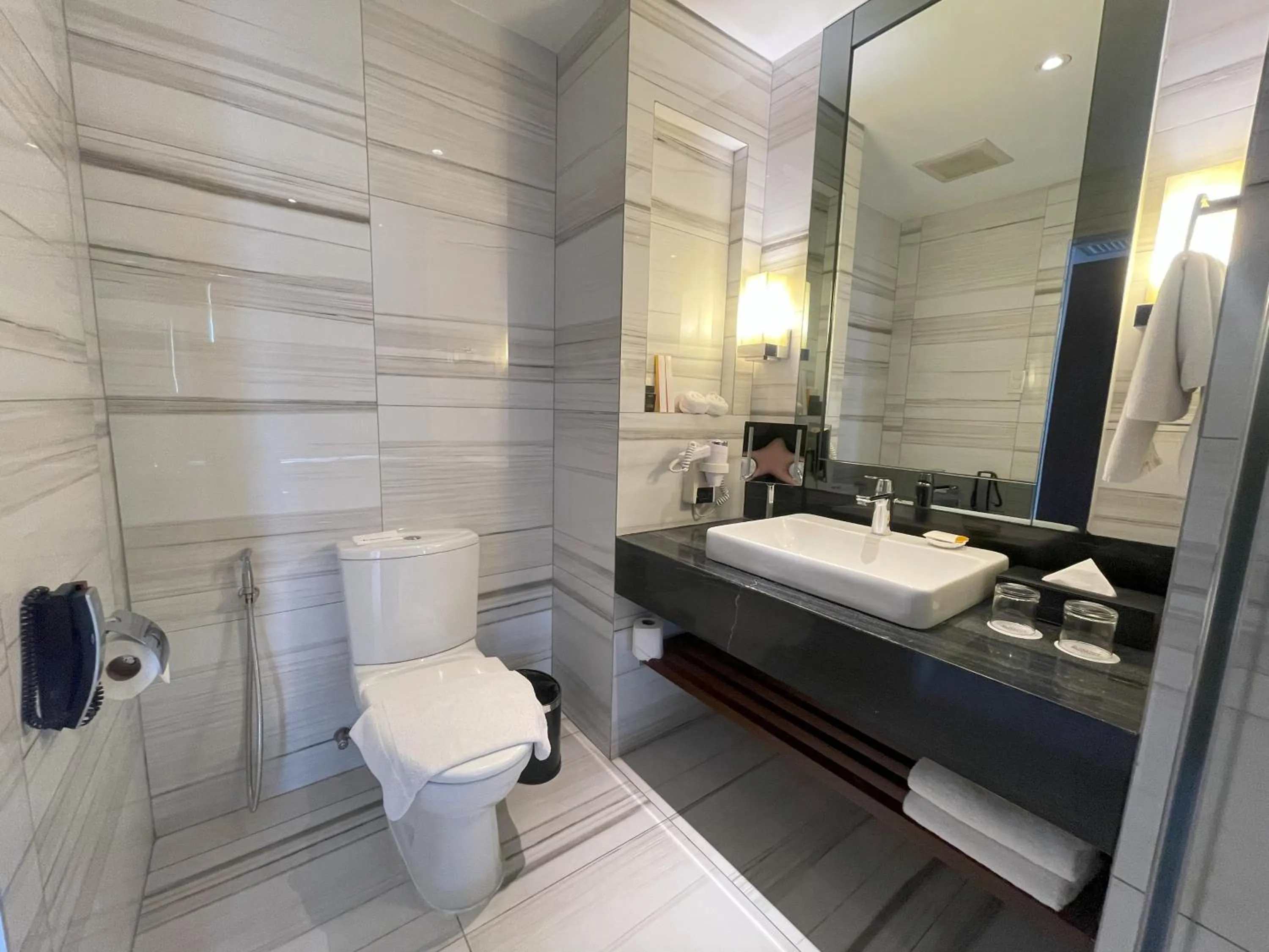 Bathroom in Luxent Hotel