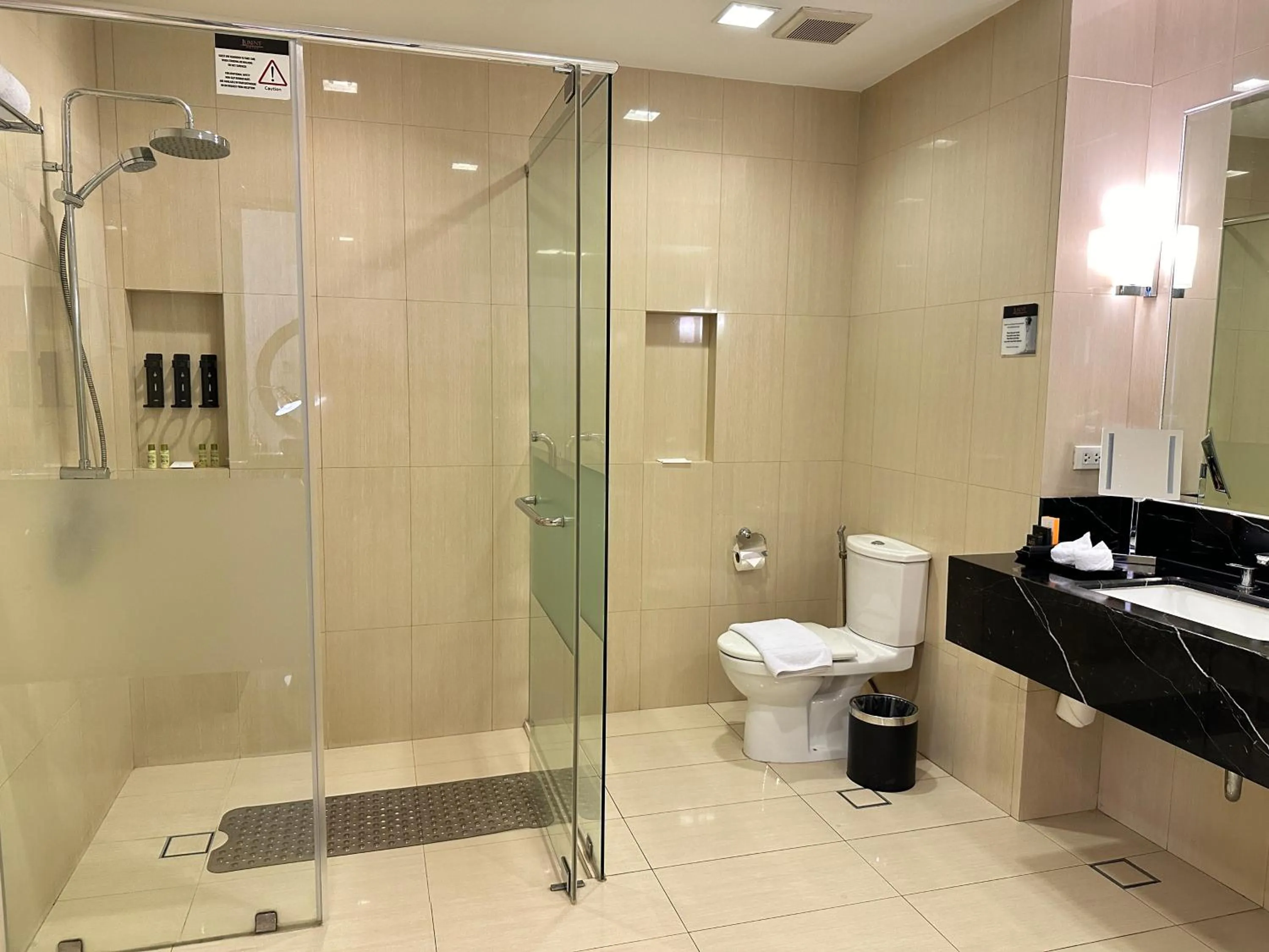 Bathroom in Luxent Hotel