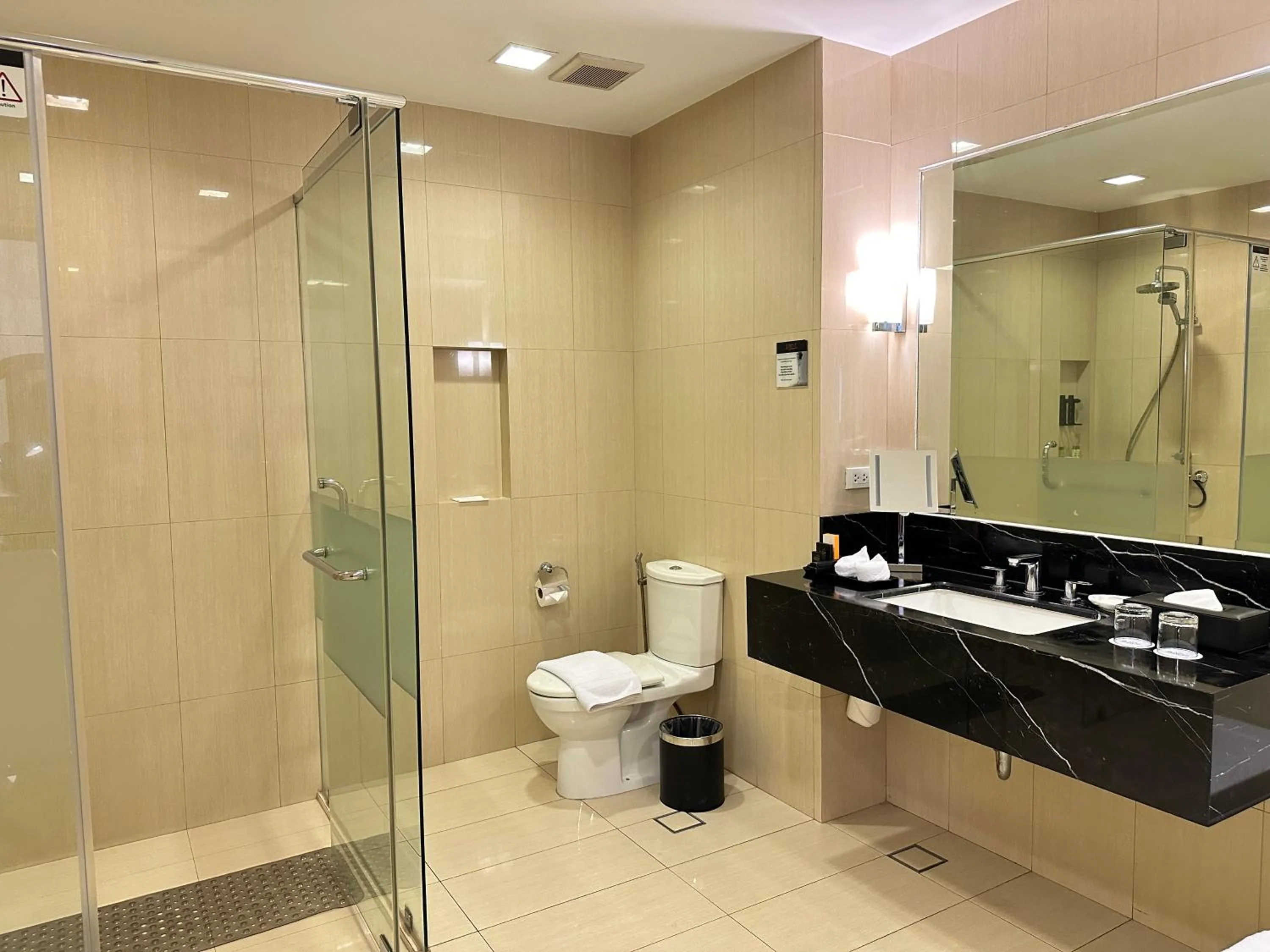 Bathroom in Luxent Hotel