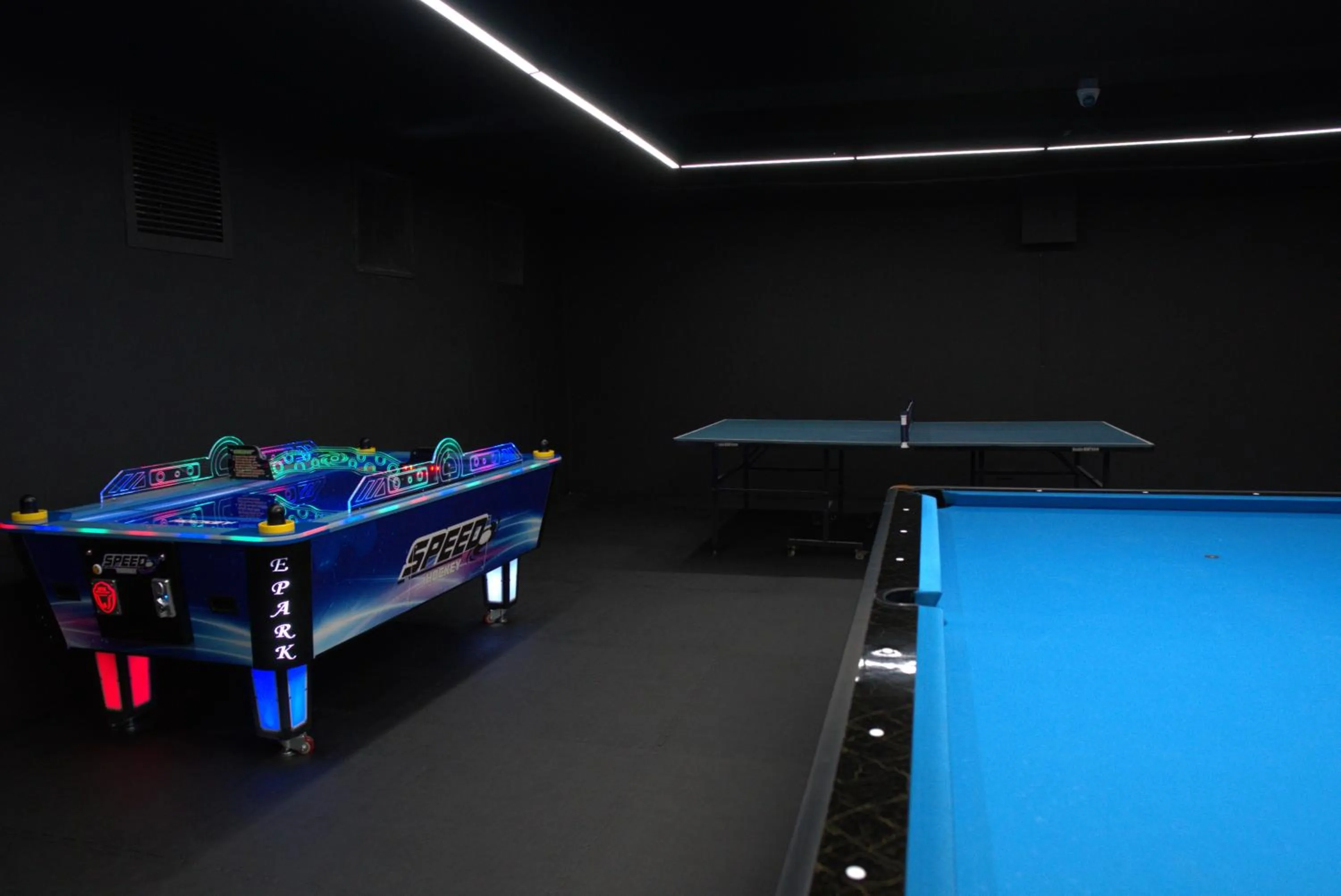 Game Room in Luxent Hotel