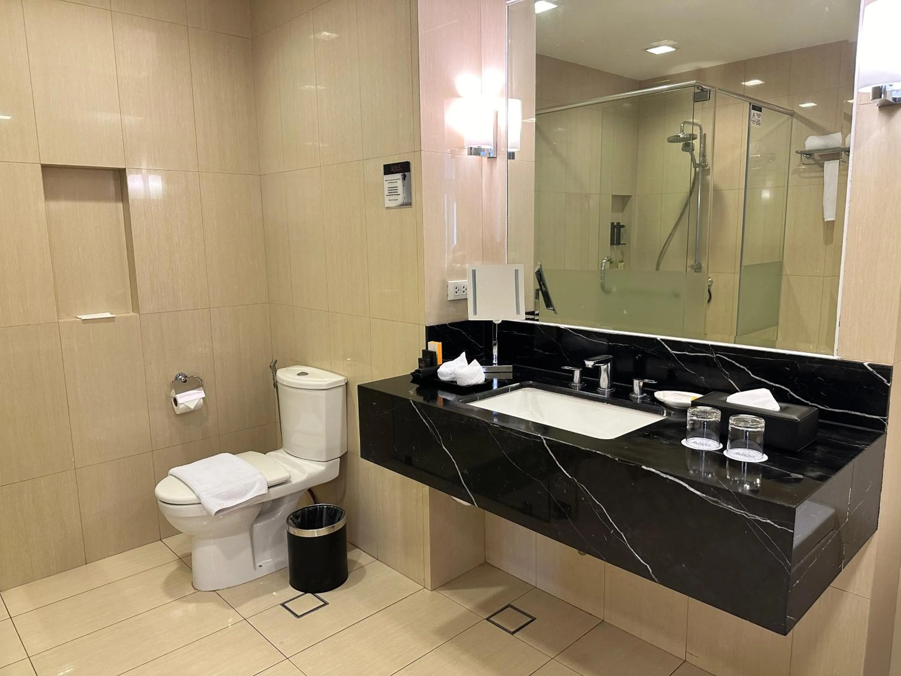 Bathroom in Luxent Hotel