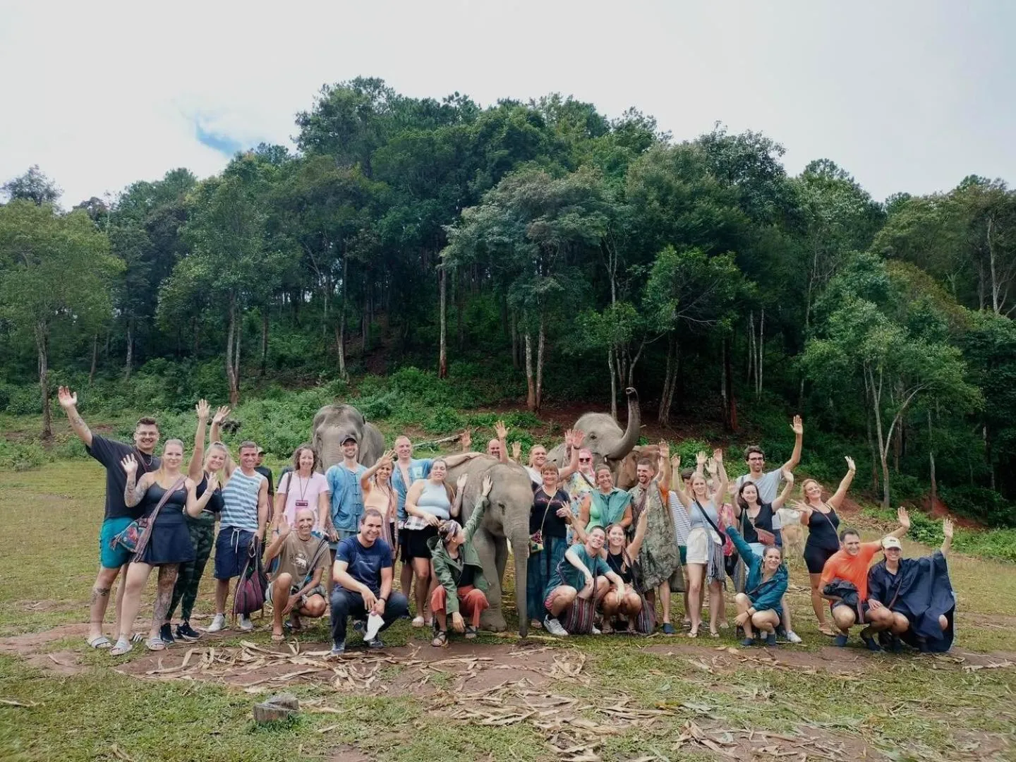 Natural landscape in Khunluang Hostel