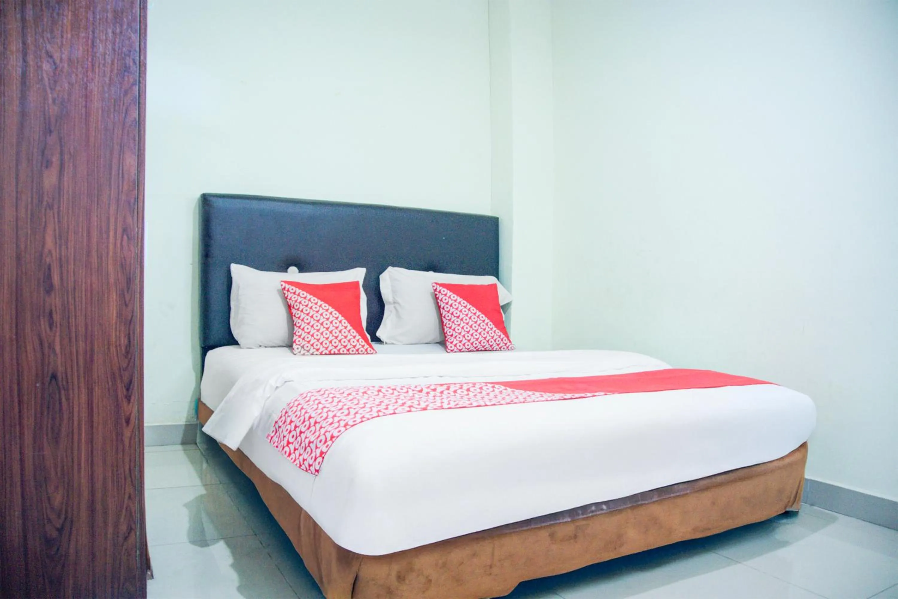 Bed in Hotel O Angkatan 45 Near Istana Gubernur Formerly Maleo Hotel