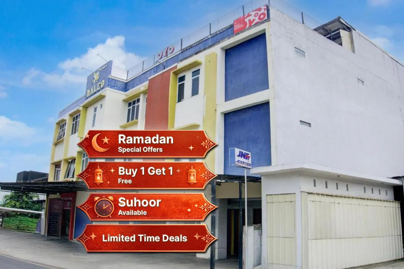 Property building in Hotel O Angkatan 45 Near Istana Gubernur Formerly Maleo Hotel