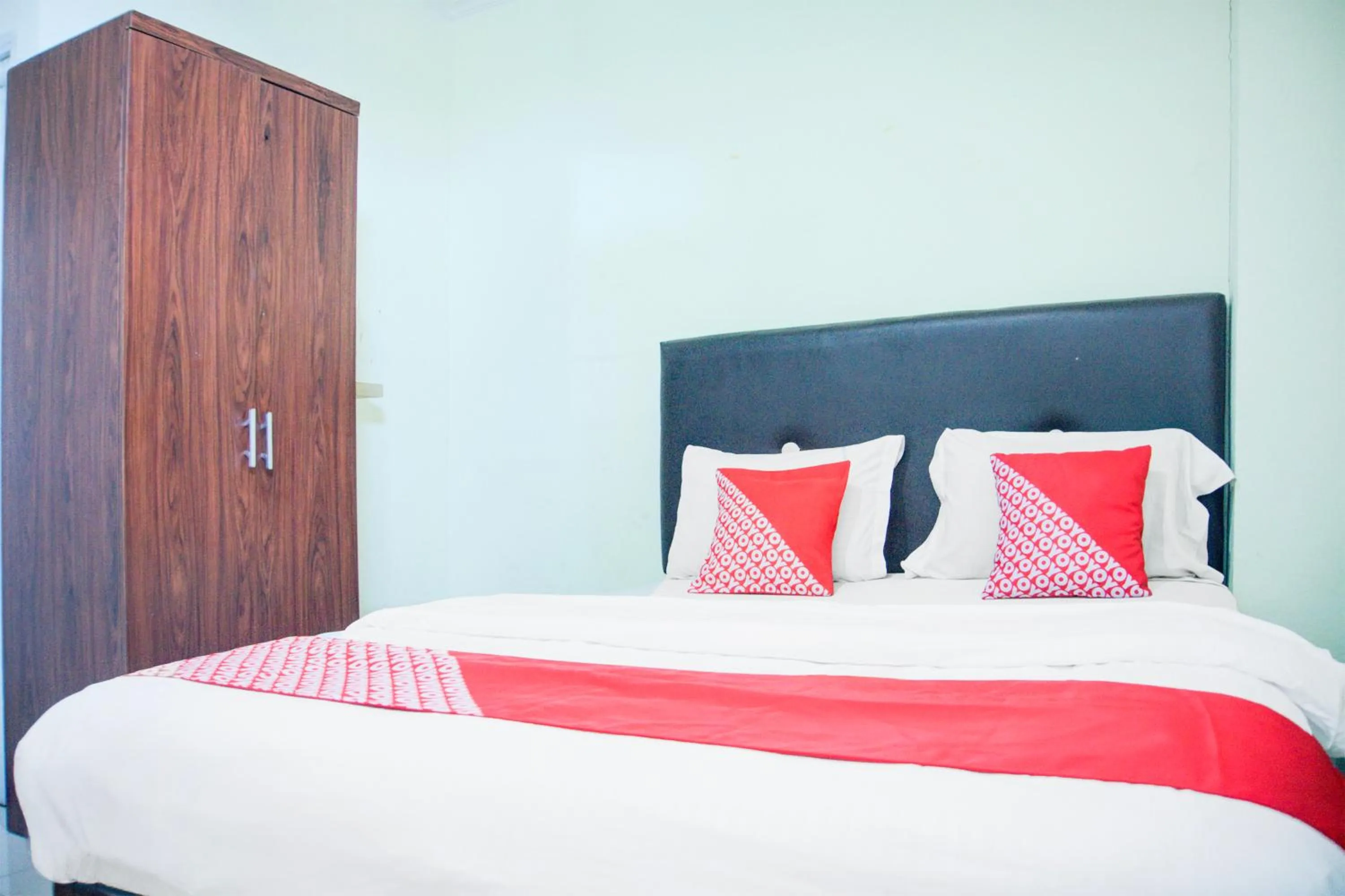 Bed in Hotel O Angkatan 45 Near Istana Gubernur Formerly Maleo Hotel