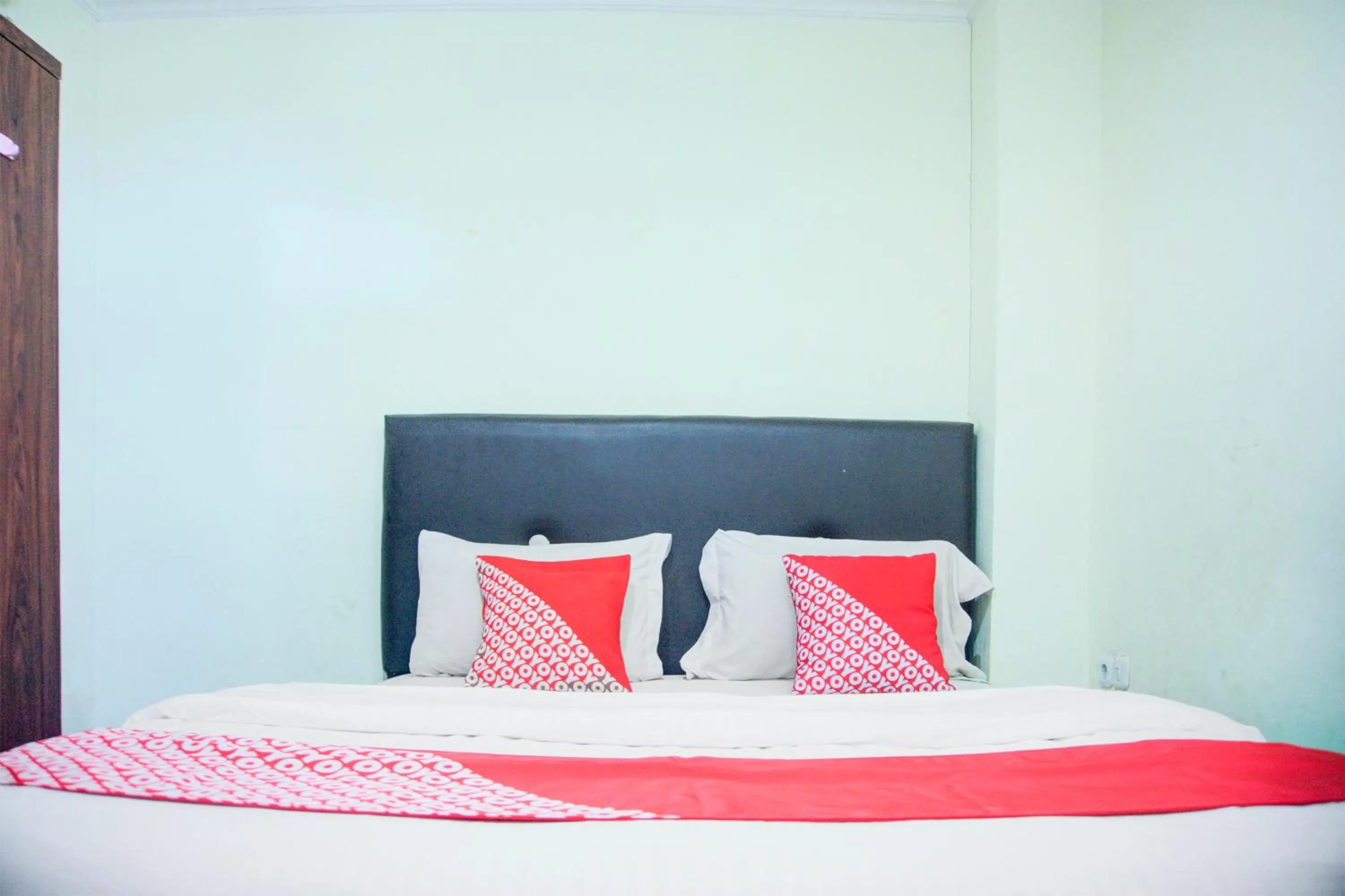 Bed in Hotel O Angkatan 45 Near Istana Gubernur Formerly Maleo Hotel