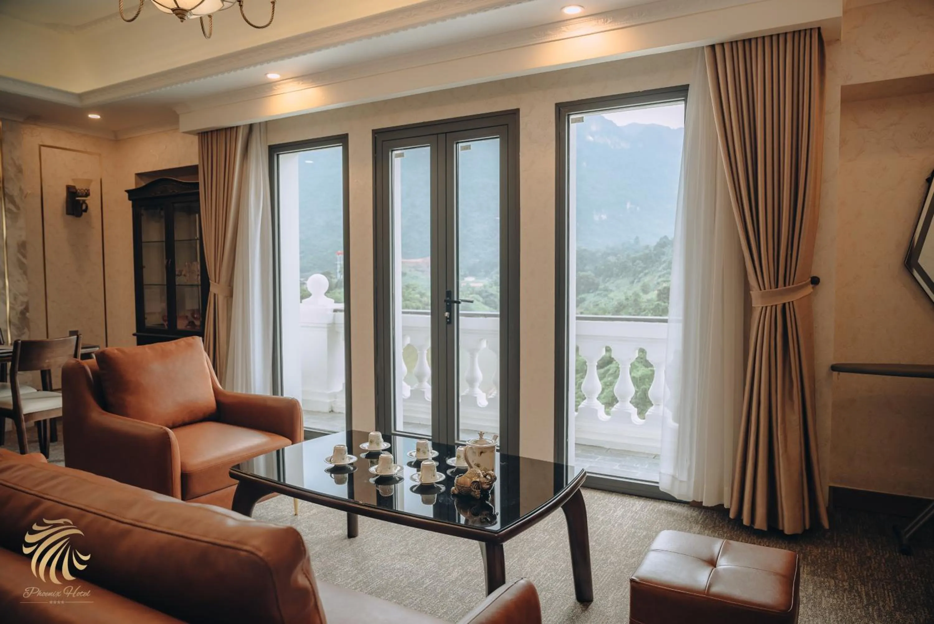 Living room in Phoenix Hotel Hà Giang