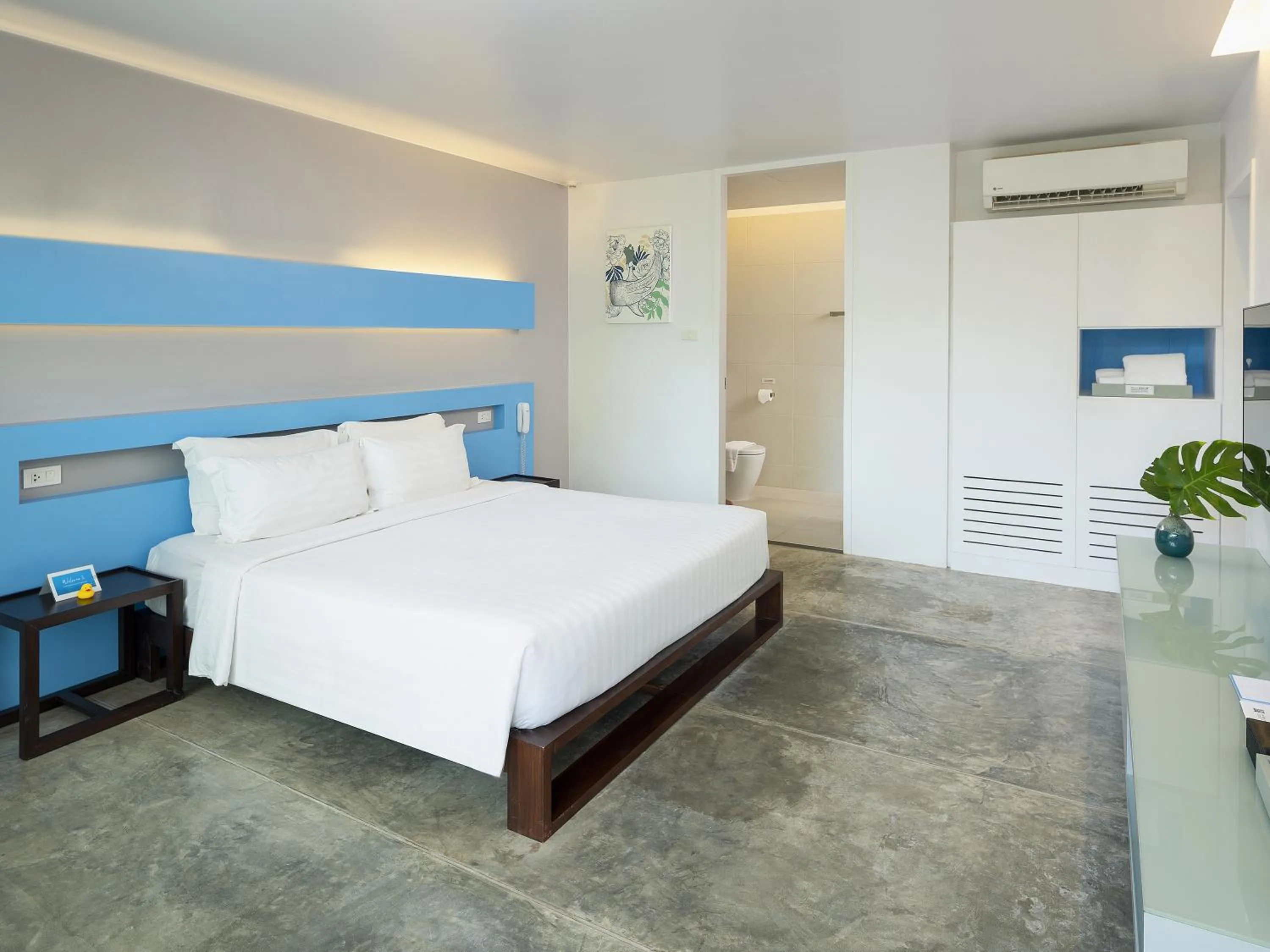 Bed in Explorar Koh Phangan - Adults Only Resort and Spa