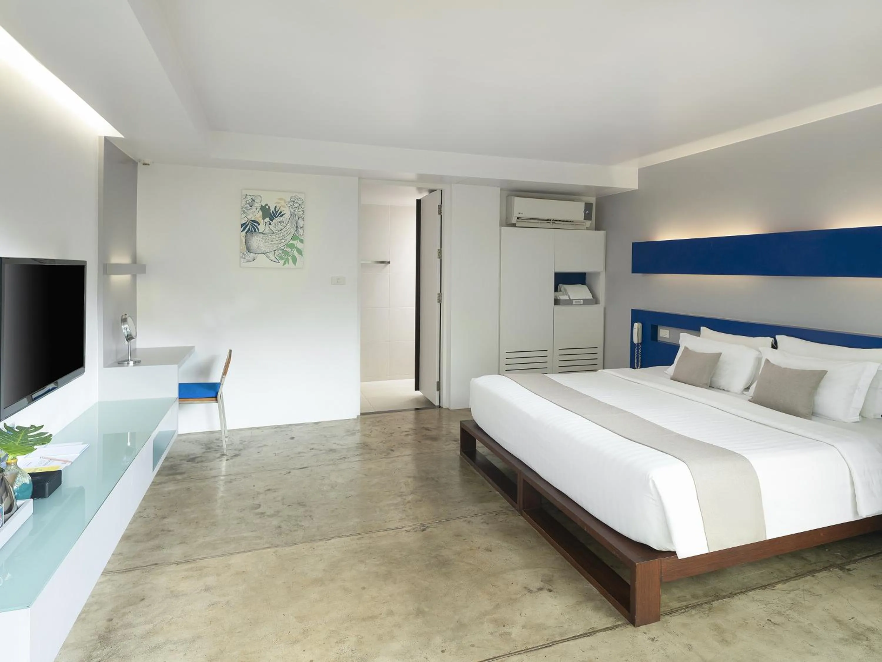 Bedroom, Bed in Explorar Koh Phangan - Adults Only Resort and Spa