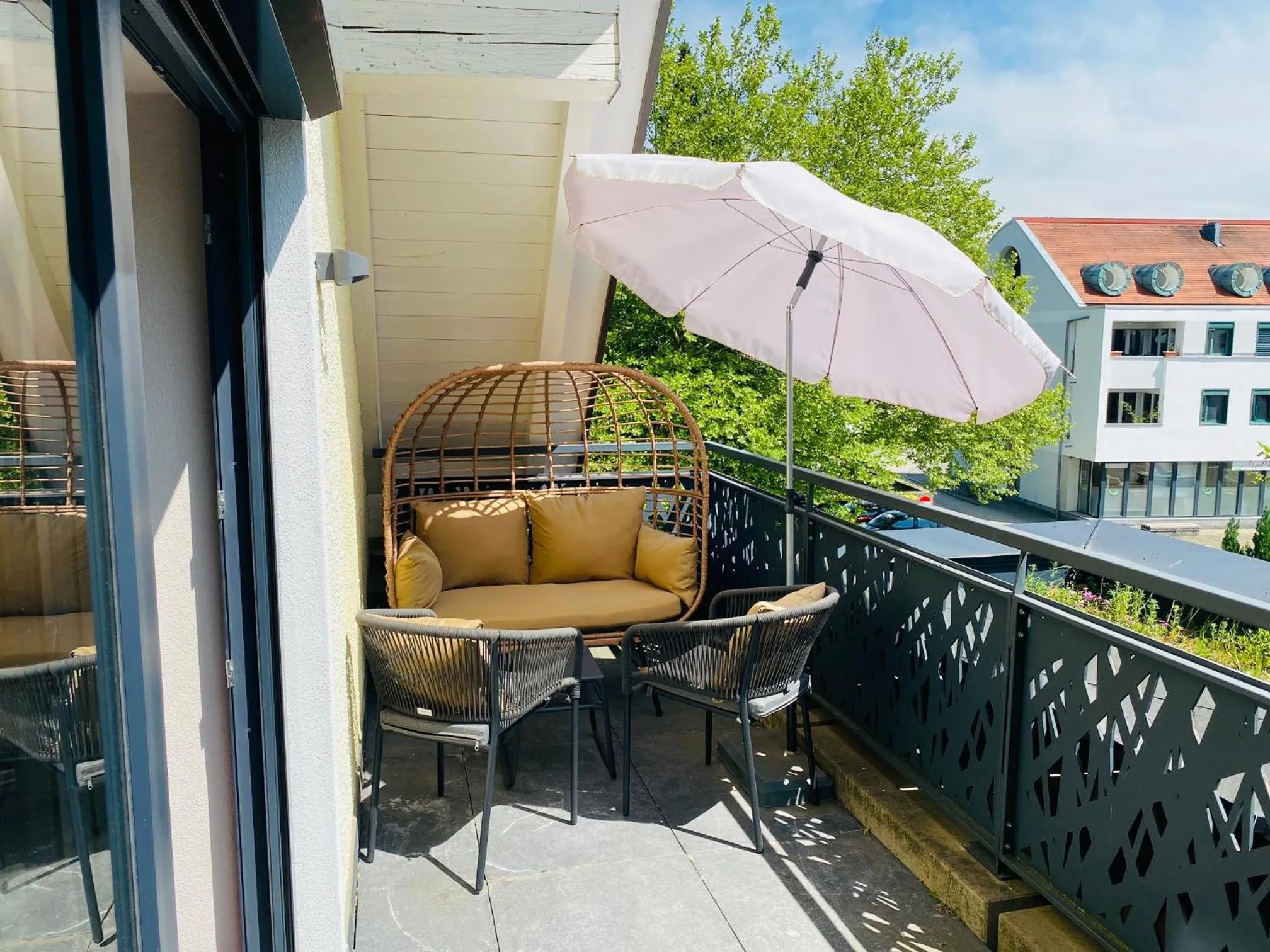 Balcony/Terrace in Boutique - Hotel Zum Schloss