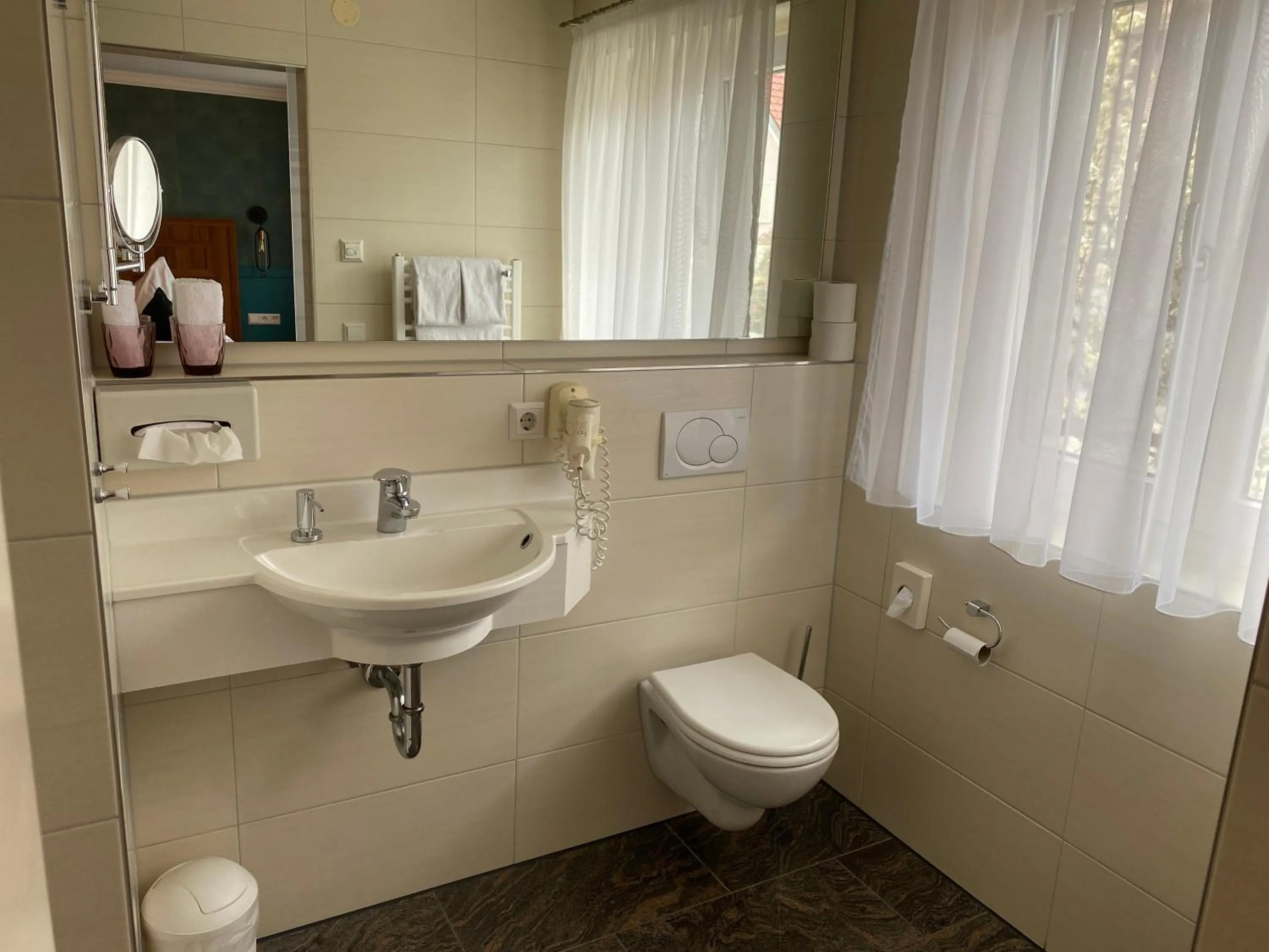 Toilet in Boutique - Hotel Zum Schloss