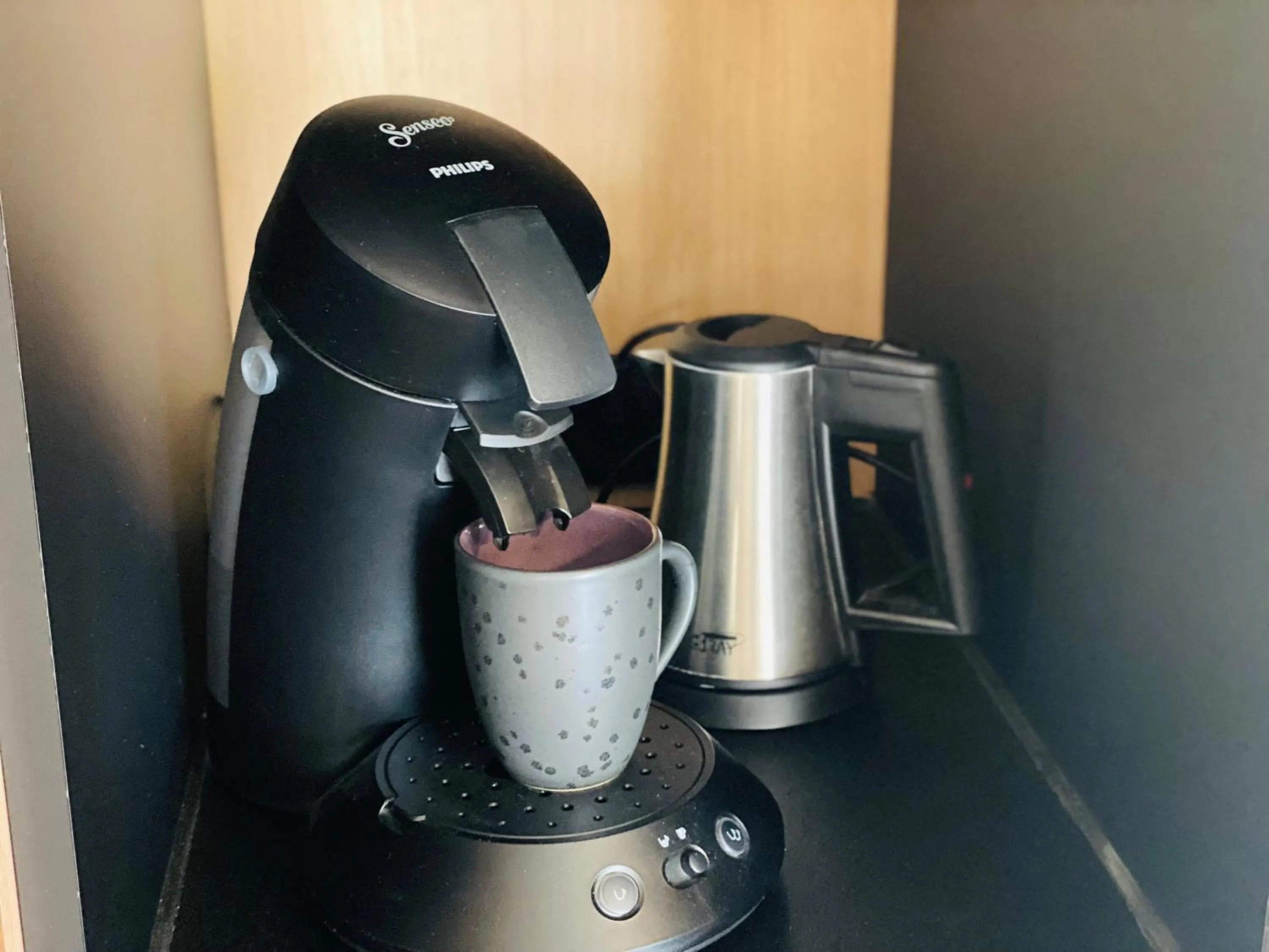 Coffee/tea facilities in Boutique - Hotel Zum Schloss