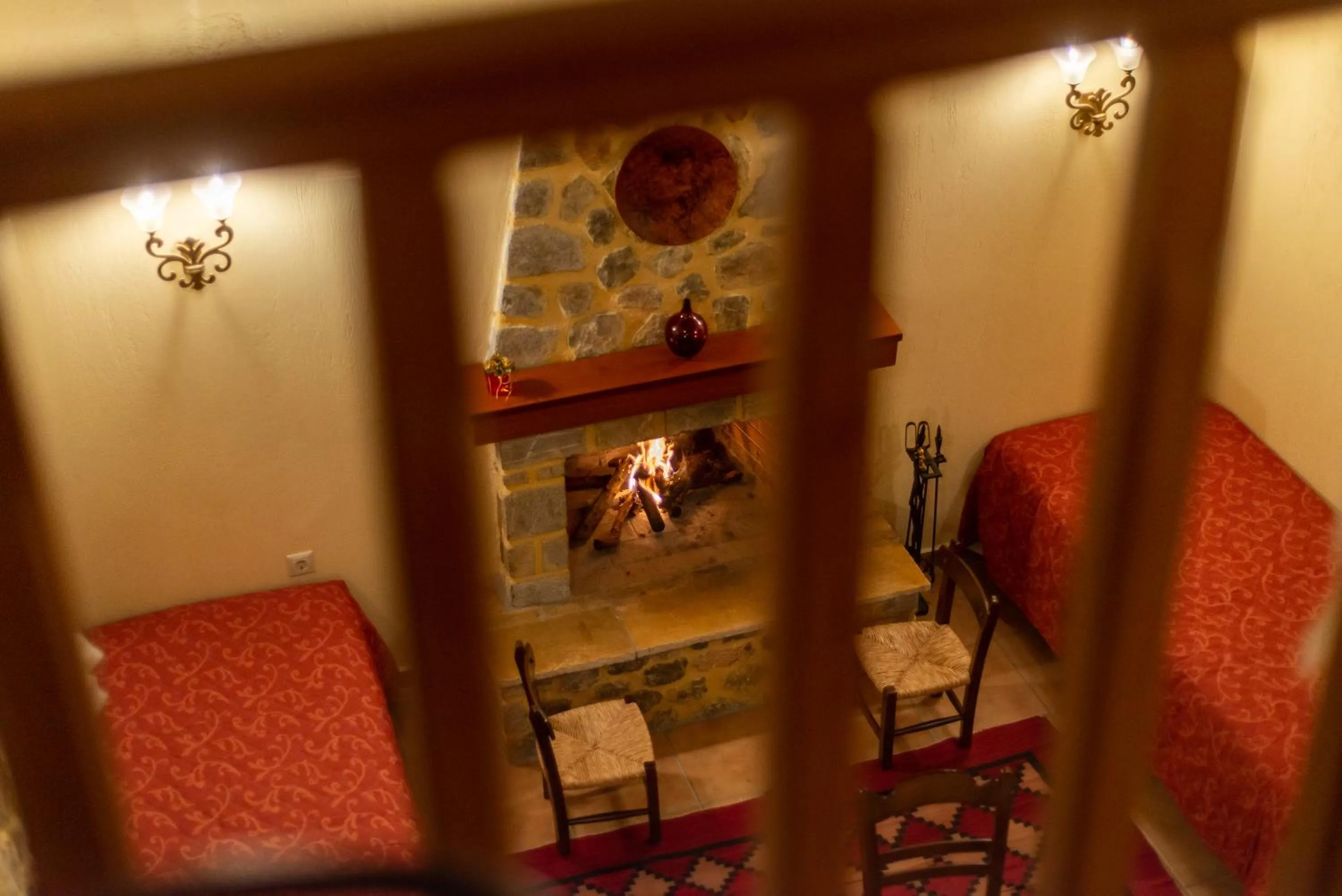 Decorative detail in Karyatis Resort