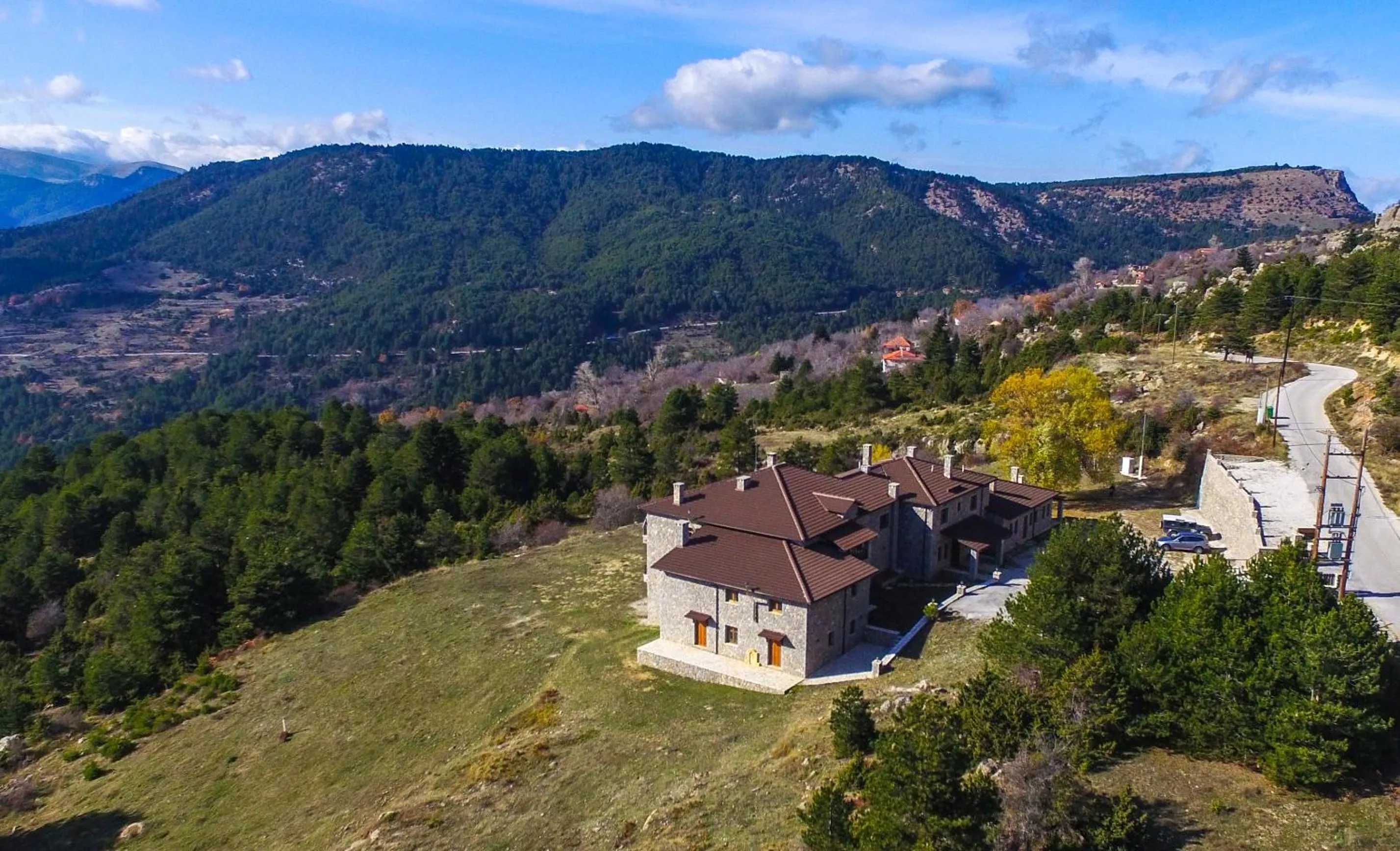 Natural landscape in Karyatis Resort