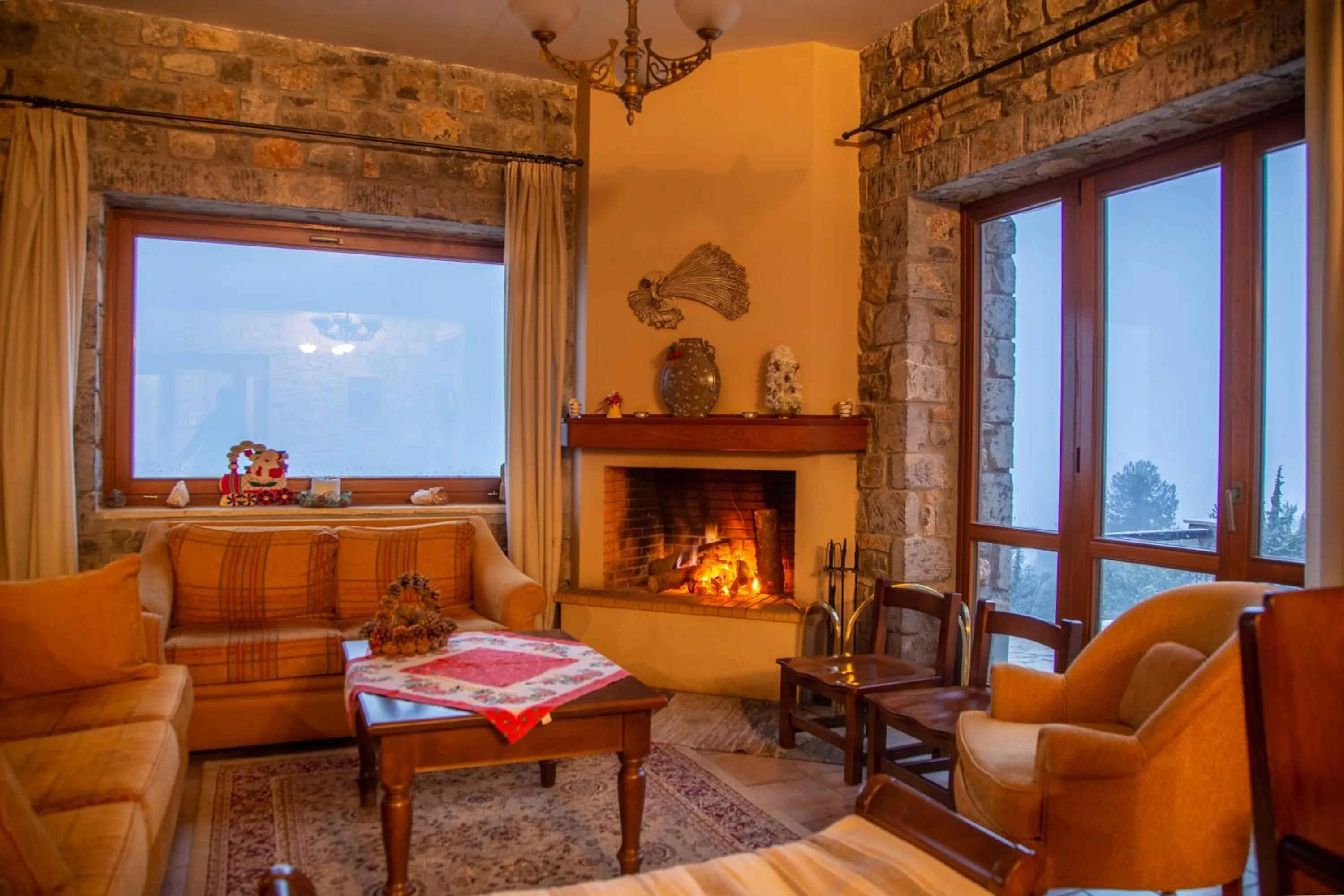 Lounge or bar in Karyatis Resort