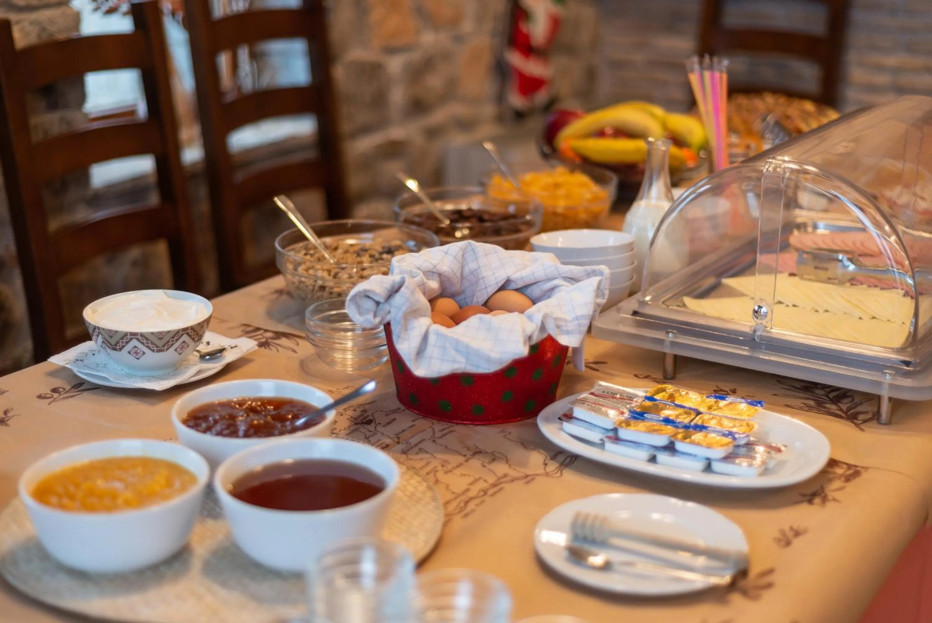 Breakfast in Karyatis Resort
