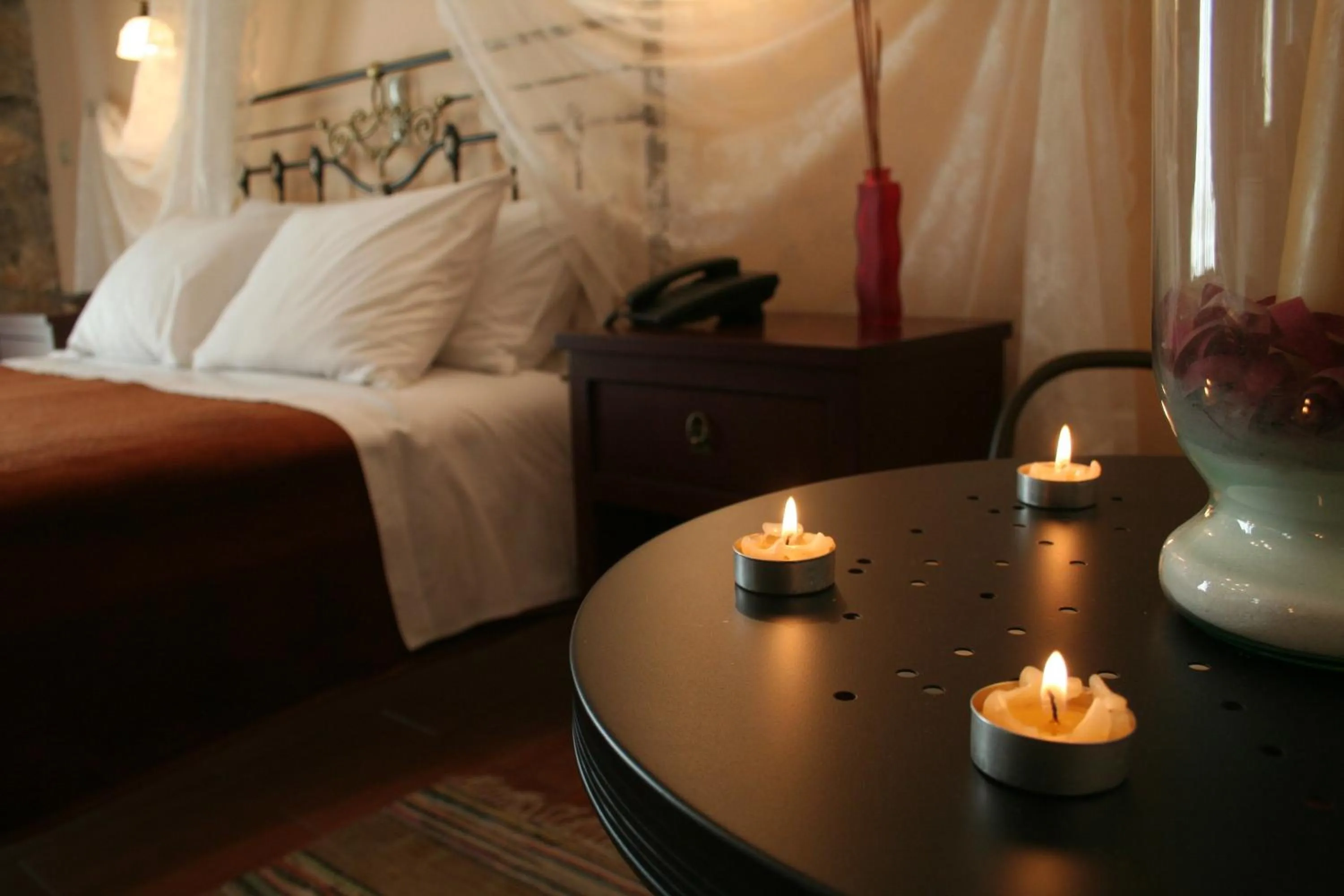 Decorative detail, Bed in Karyatis Resort