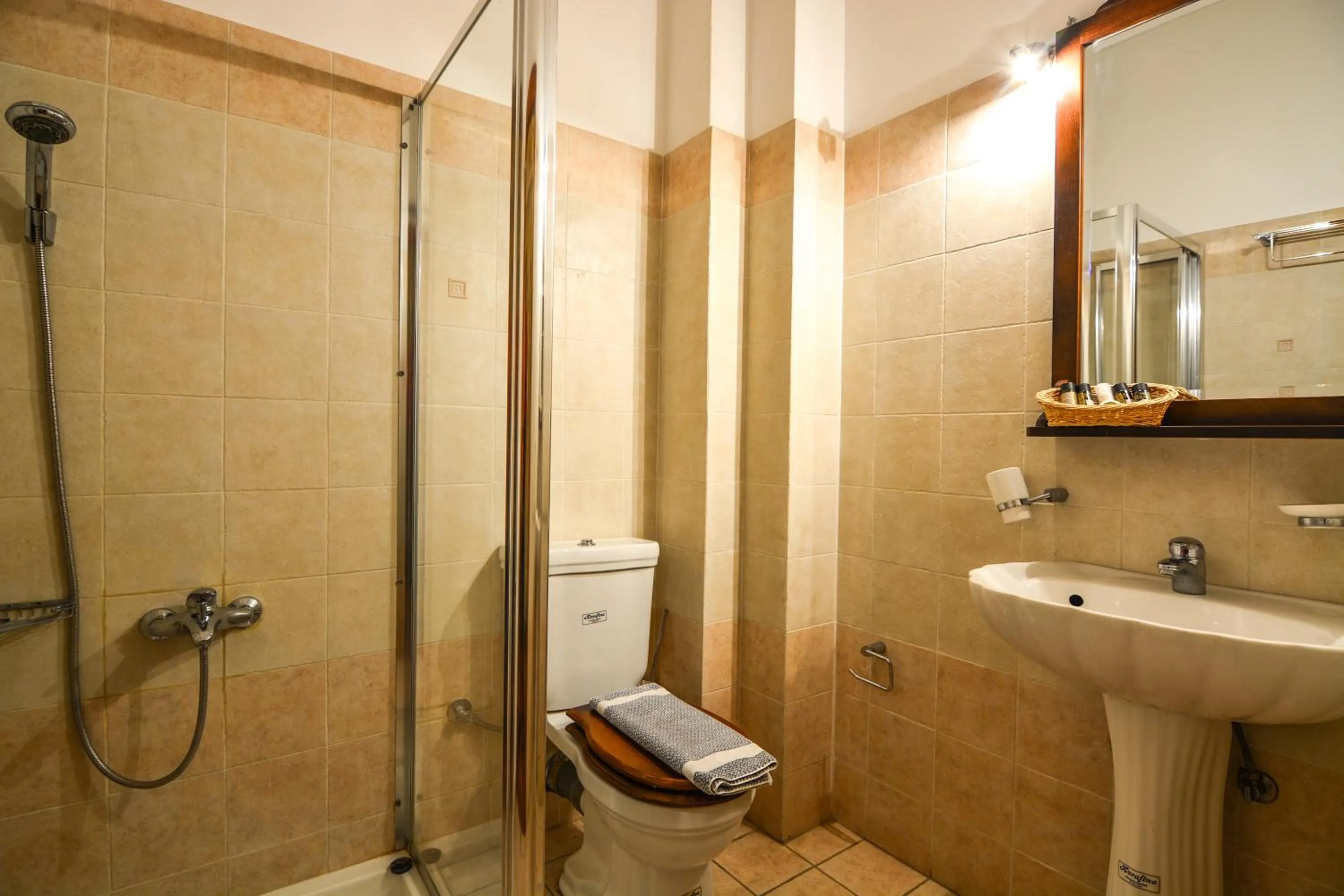 Bathroom in Karyatis Resort
