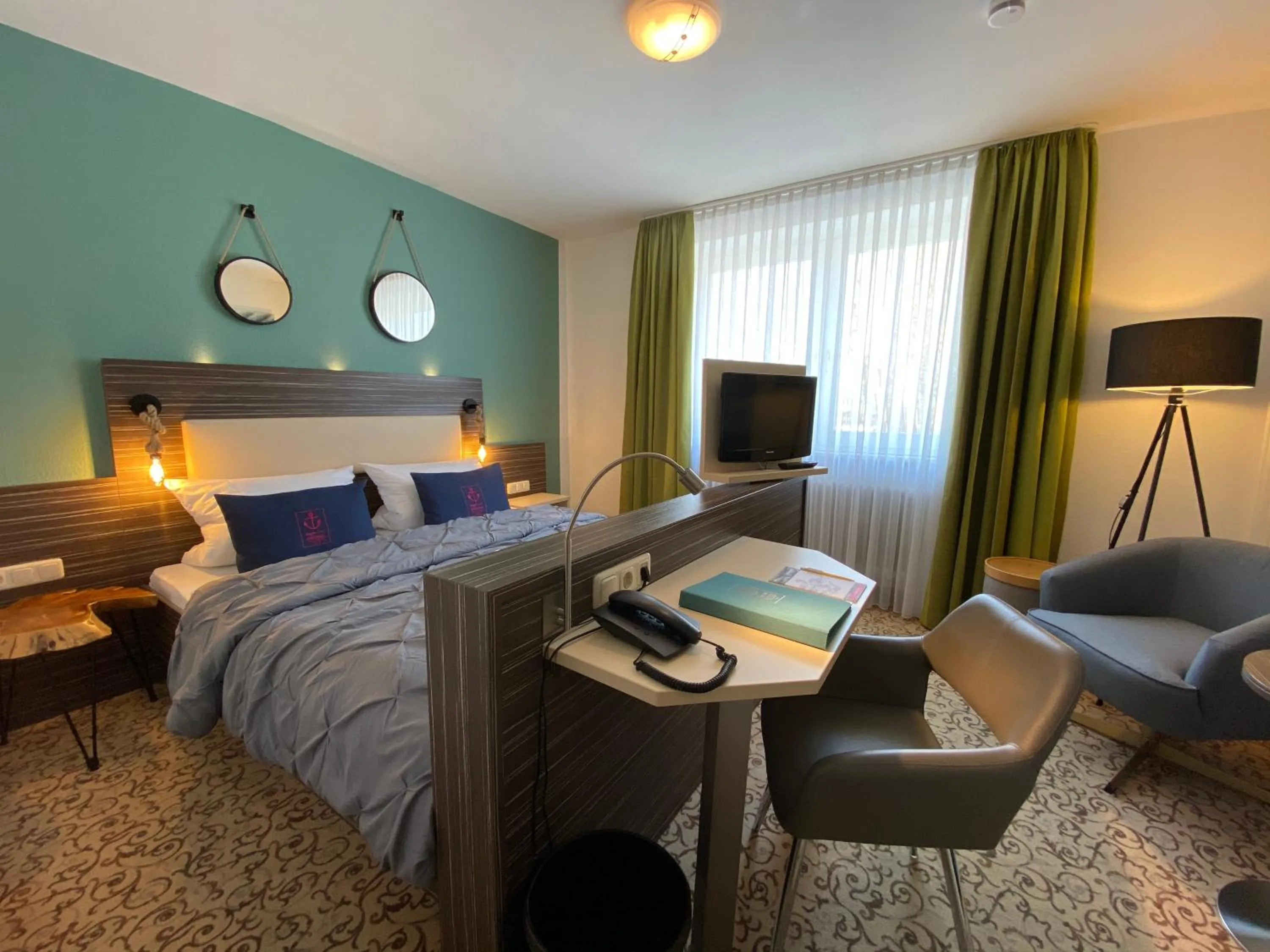 Photo of the whole room, Bed in Hafen Hotel Schützenhof