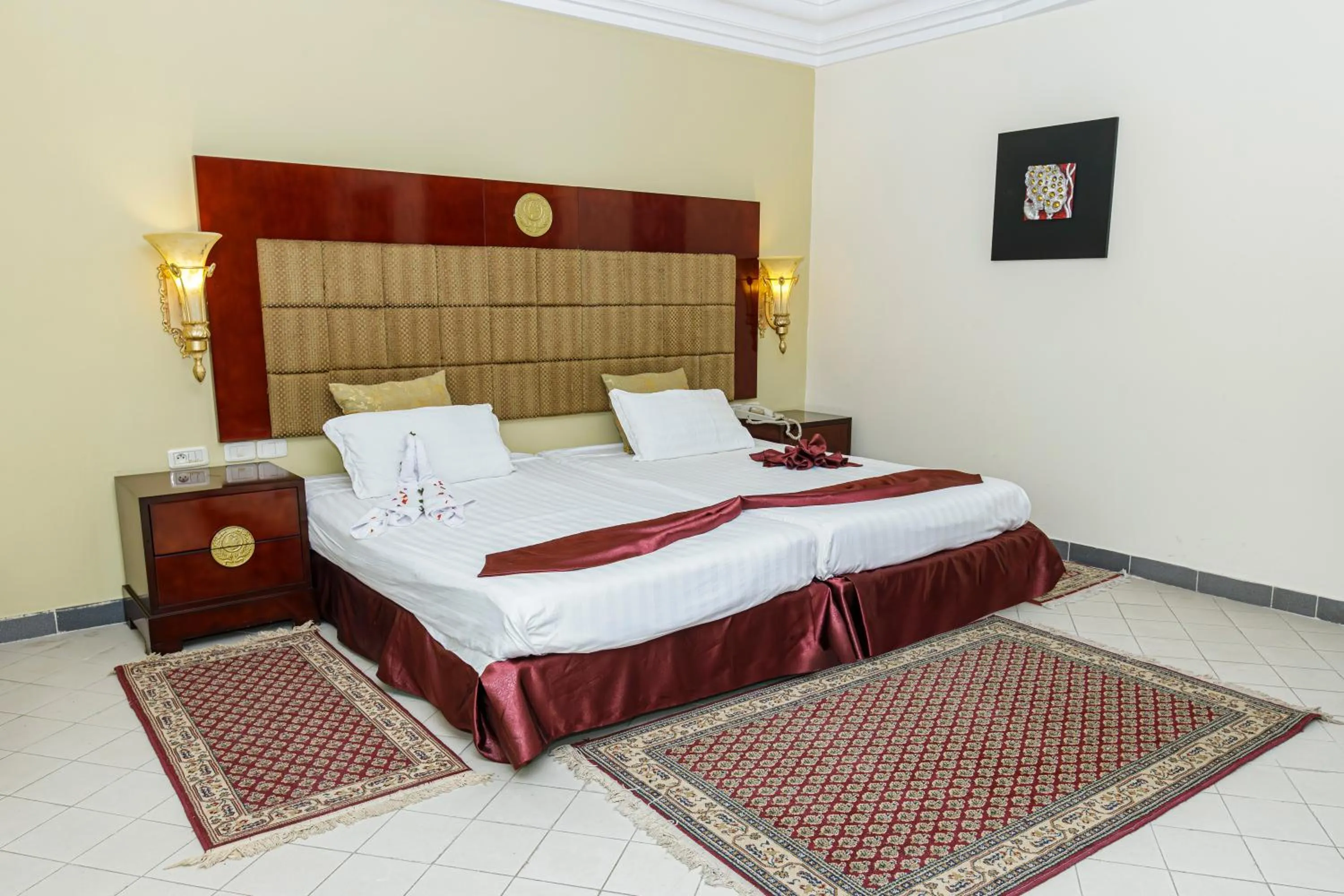 Bed in César Palace Sousse