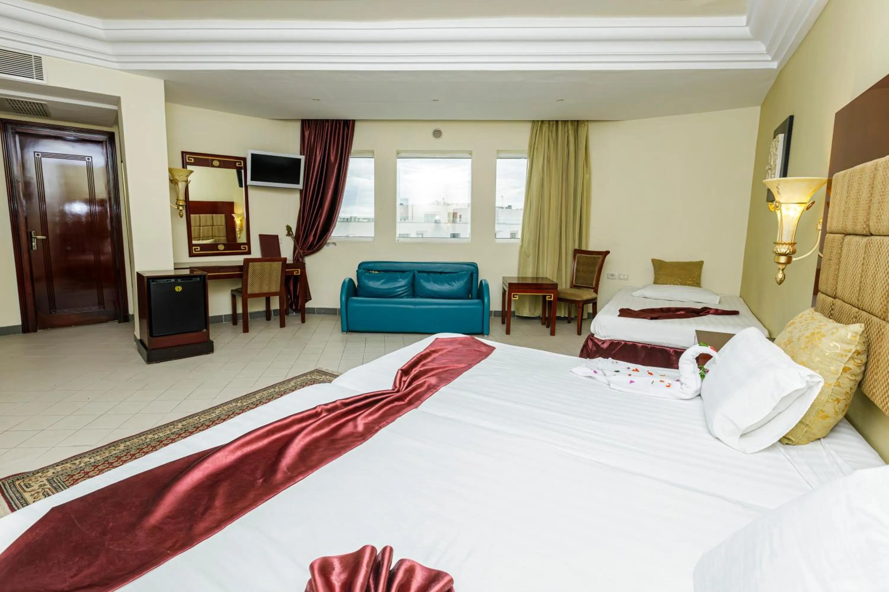 Bed in César Palace Sousse