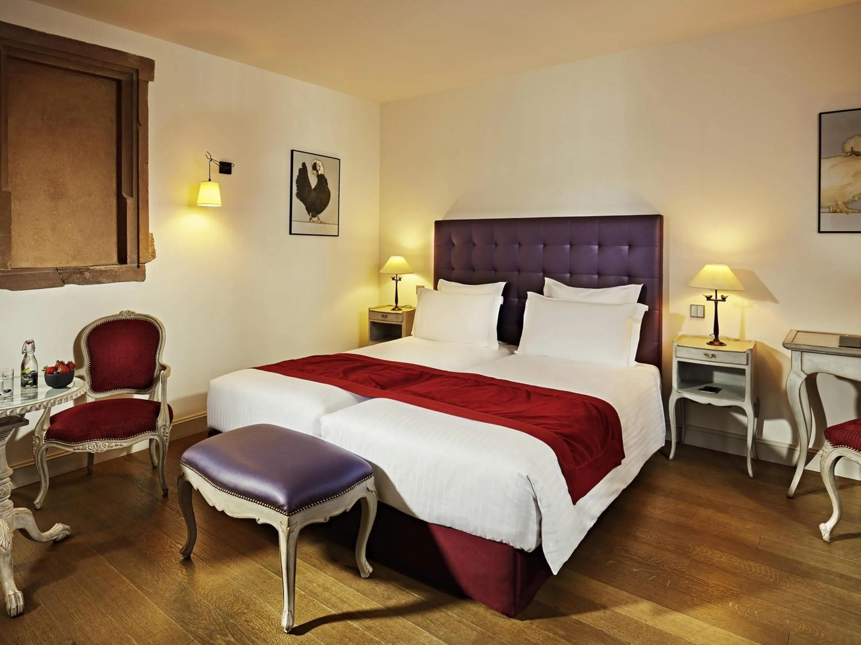 Bedroom, Bed in Cour du Corbeau Hotel Strasbourg - MGallery Collection
