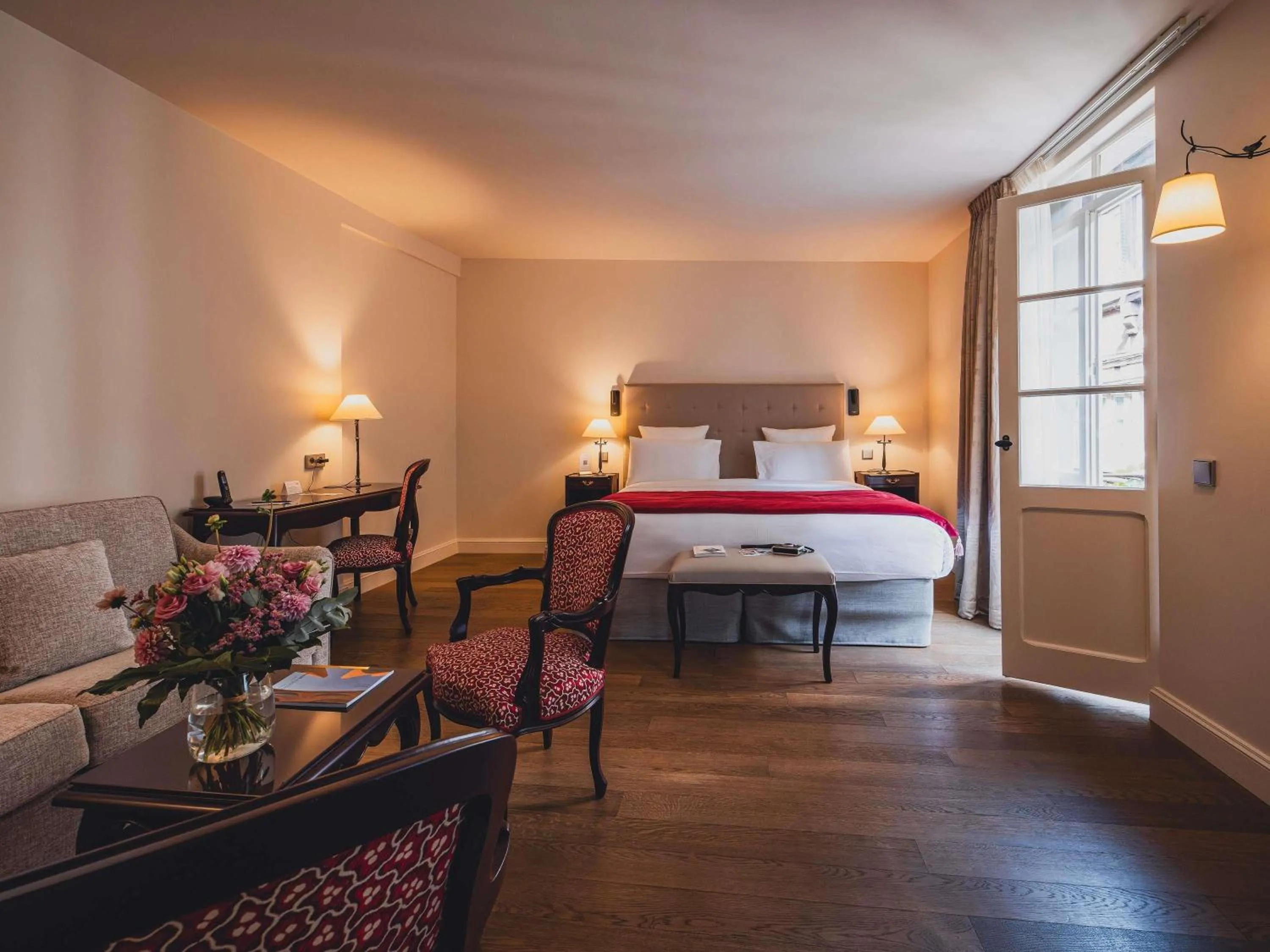 Bedroom, Bed in Cour du Corbeau Hotel Strasbourg - MGallery Collection