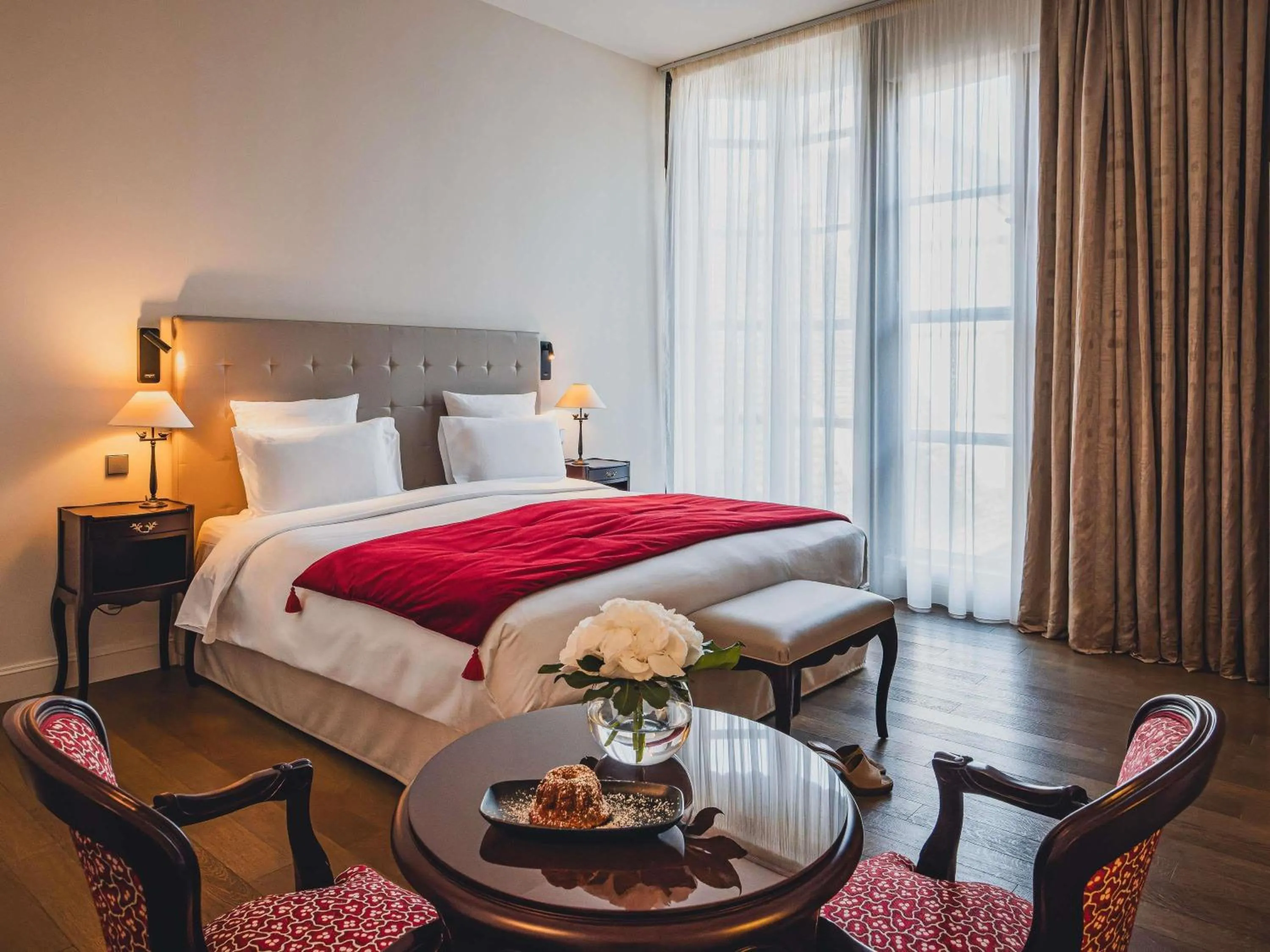 Bedroom, Bed in Cour du Corbeau Hotel Strasbourg - MGallery Collection