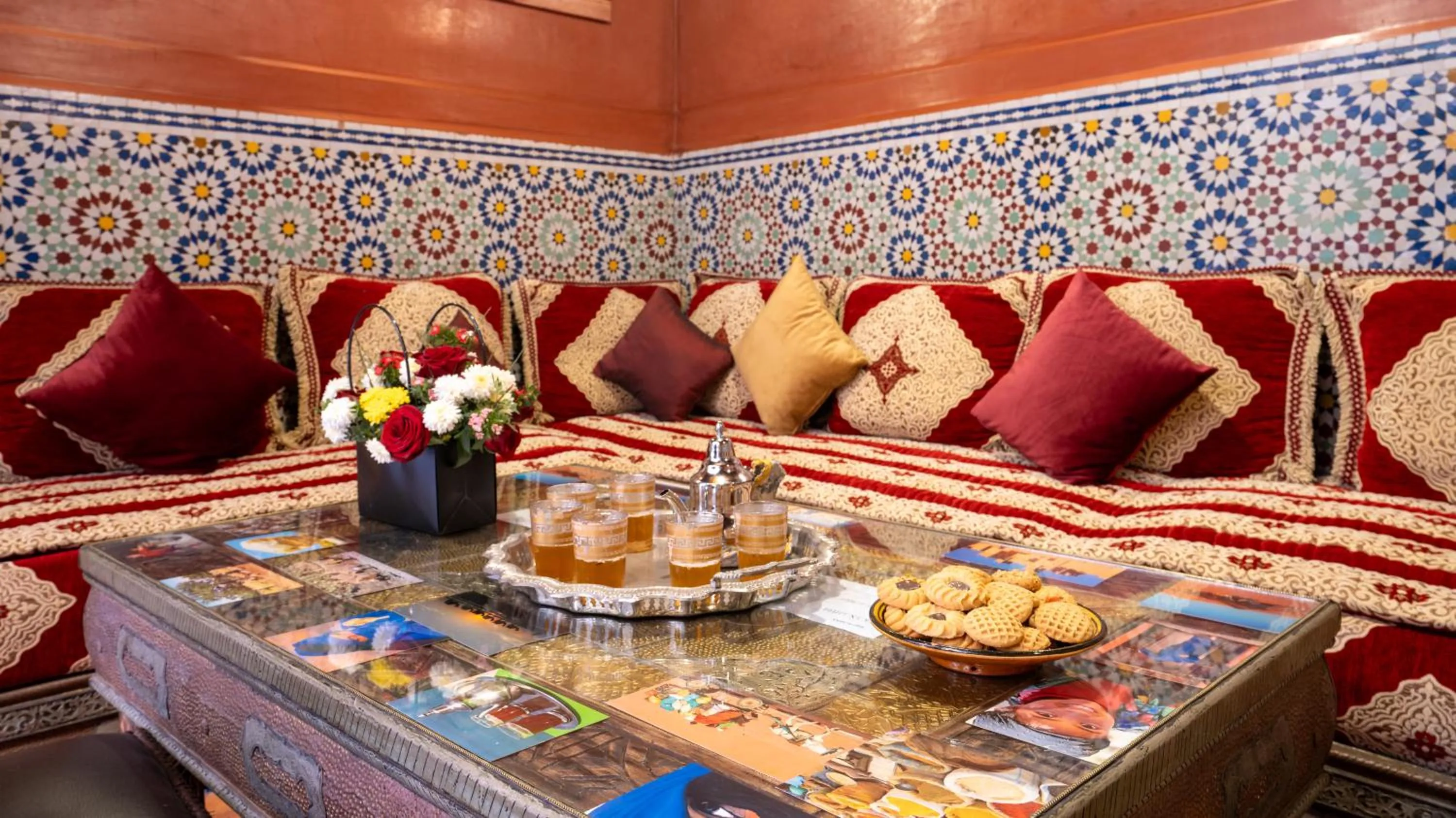 Seating area in Riad Alaka