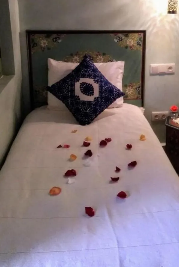 Bed in Riad Dalla Santa