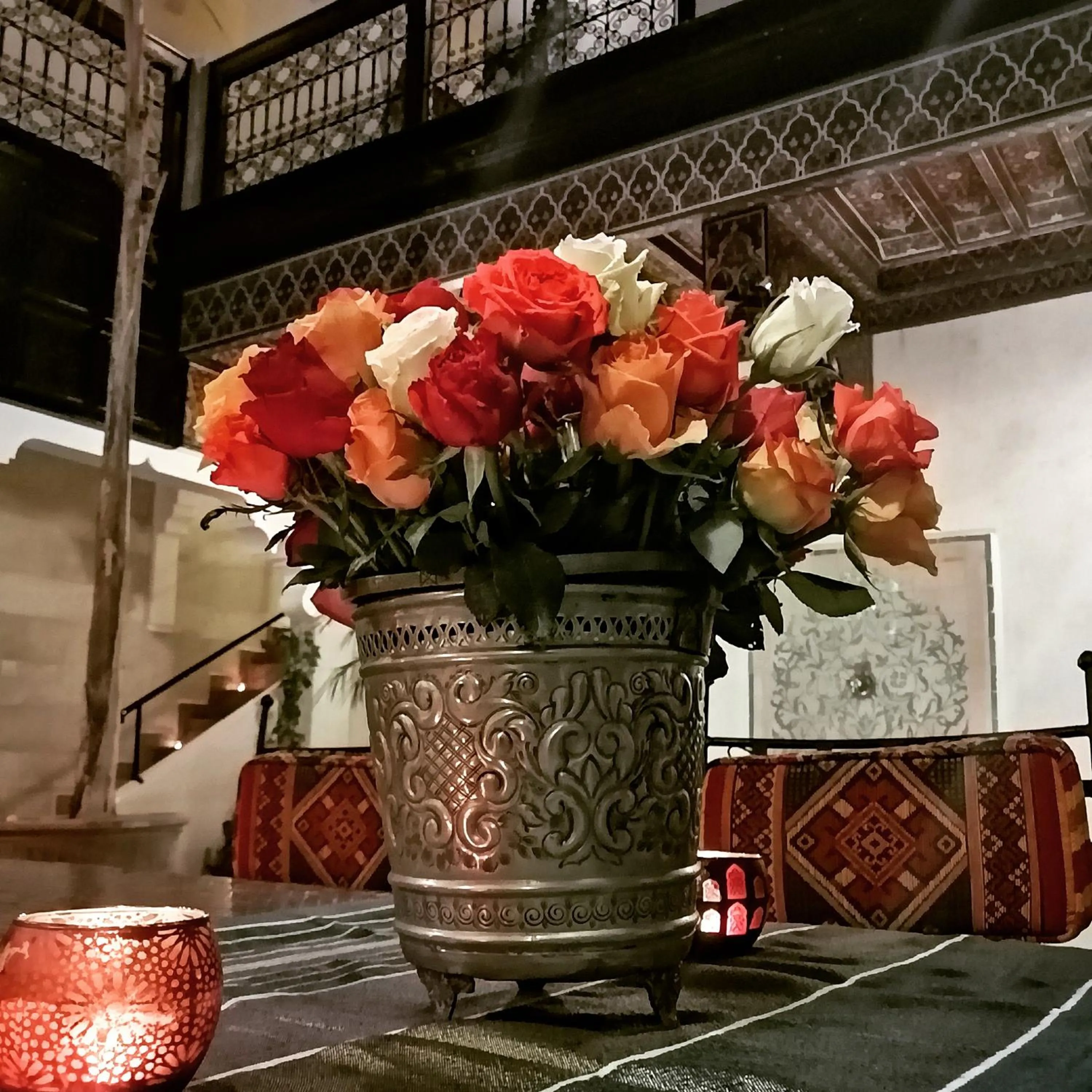 Patio in Riad Dalla Santa