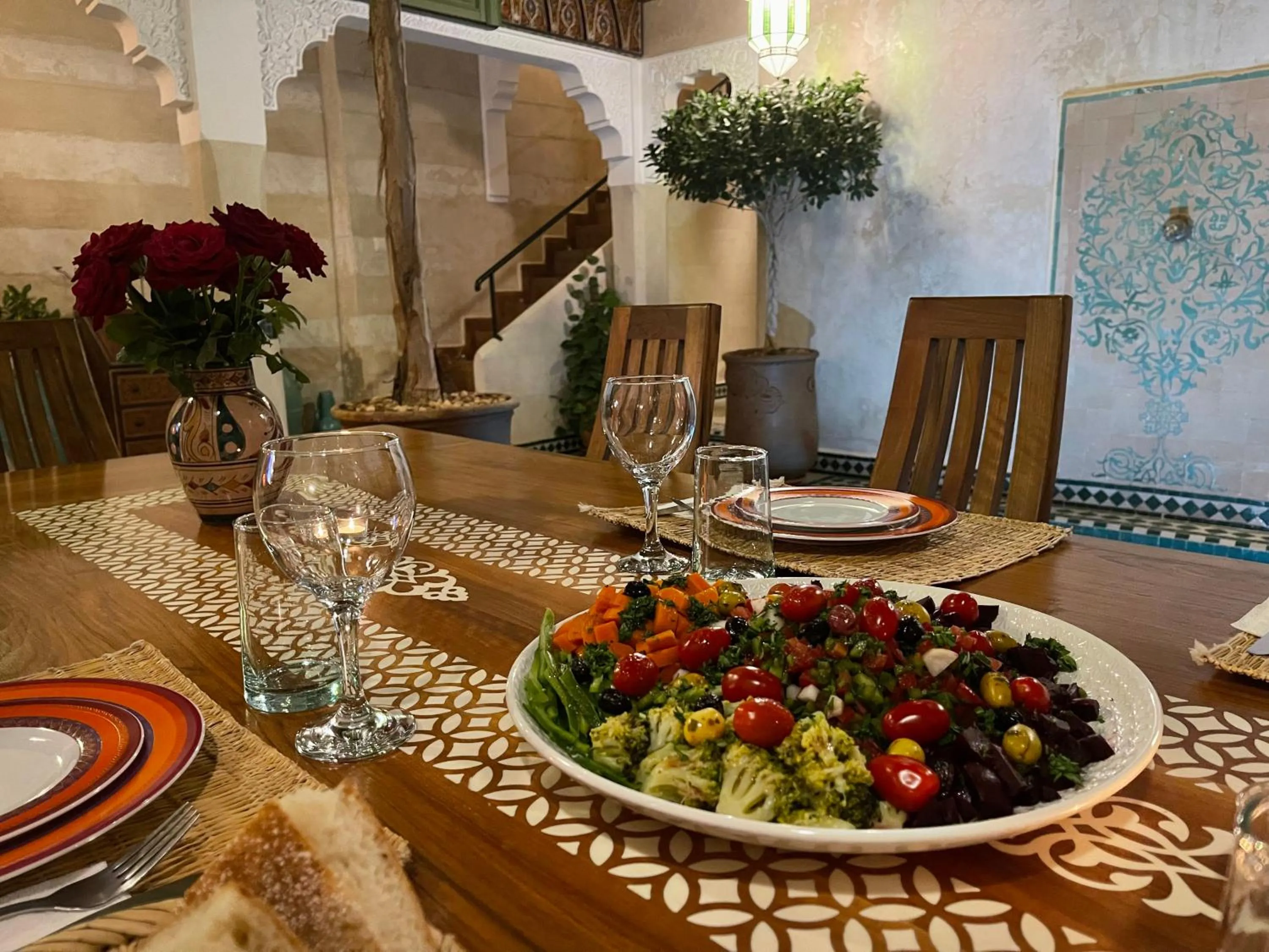 Restaurant/places to eat in Riad Dalla Santa