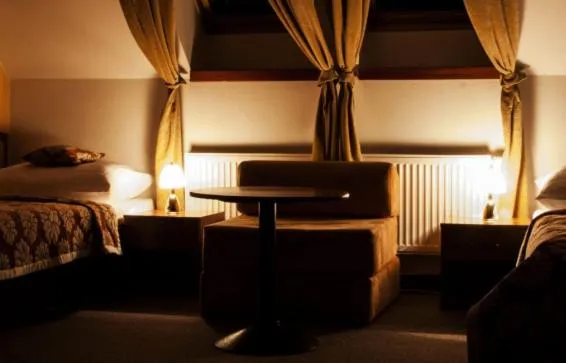 Bed in Hotel Pod Hradom