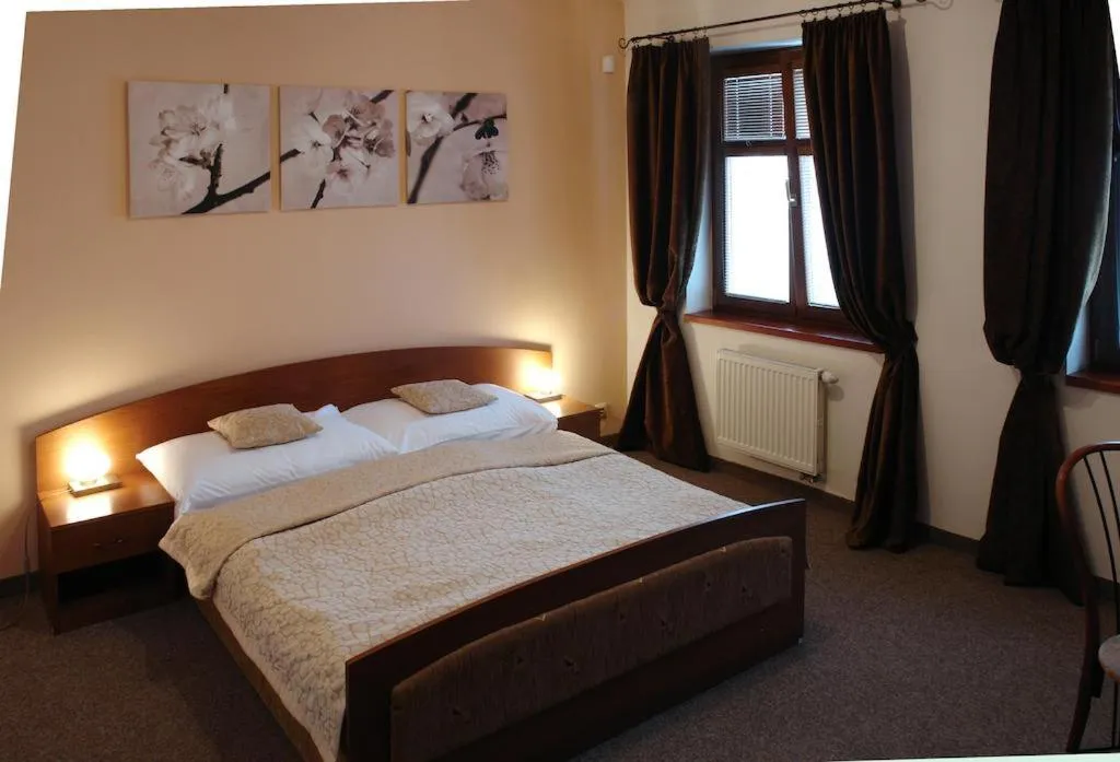 Bed in Hotel Pod Hradom