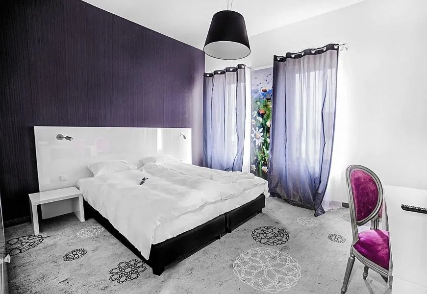 Bedroom, Bed in Lawendowe Termy