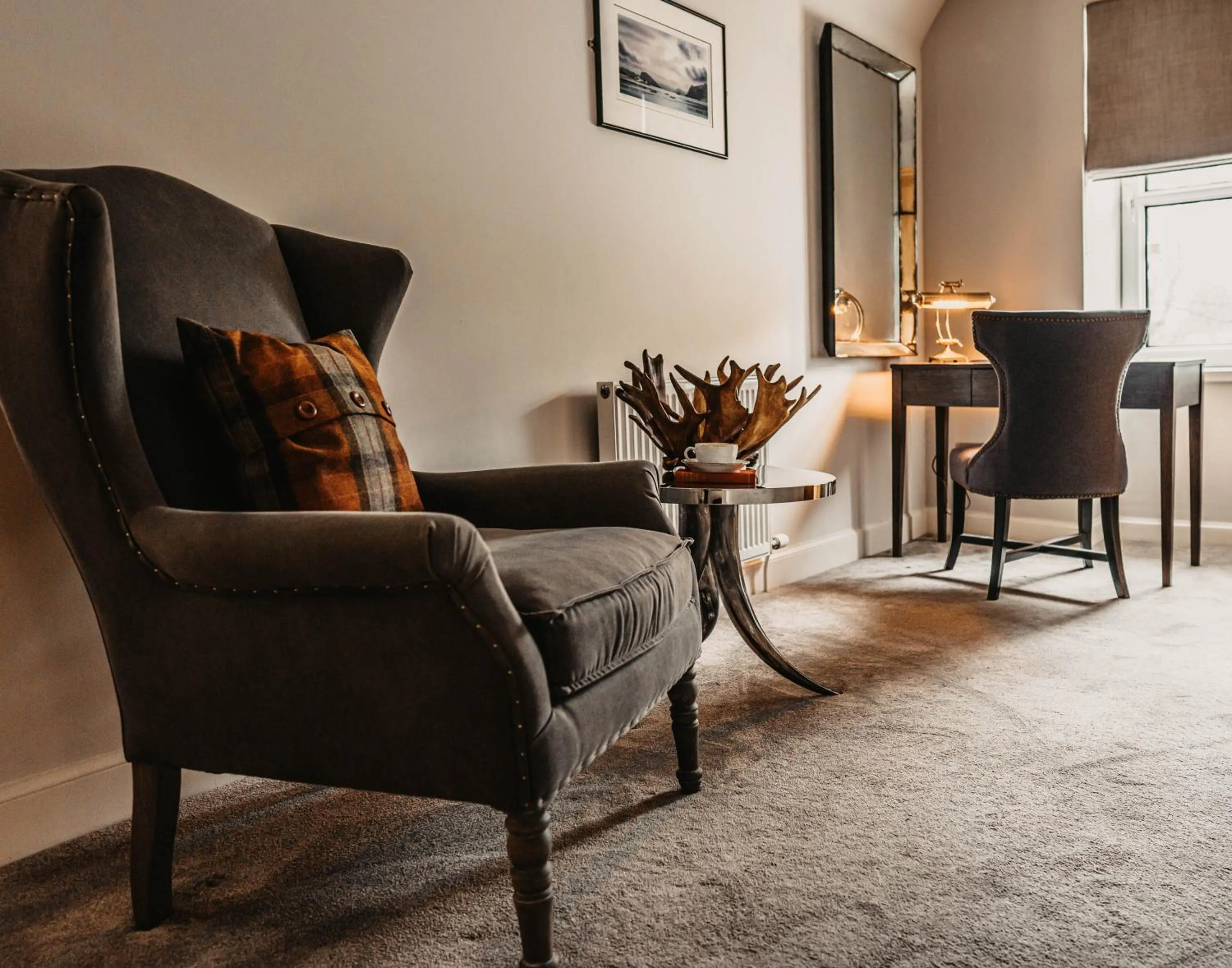 Seating area in Broadford Hotel