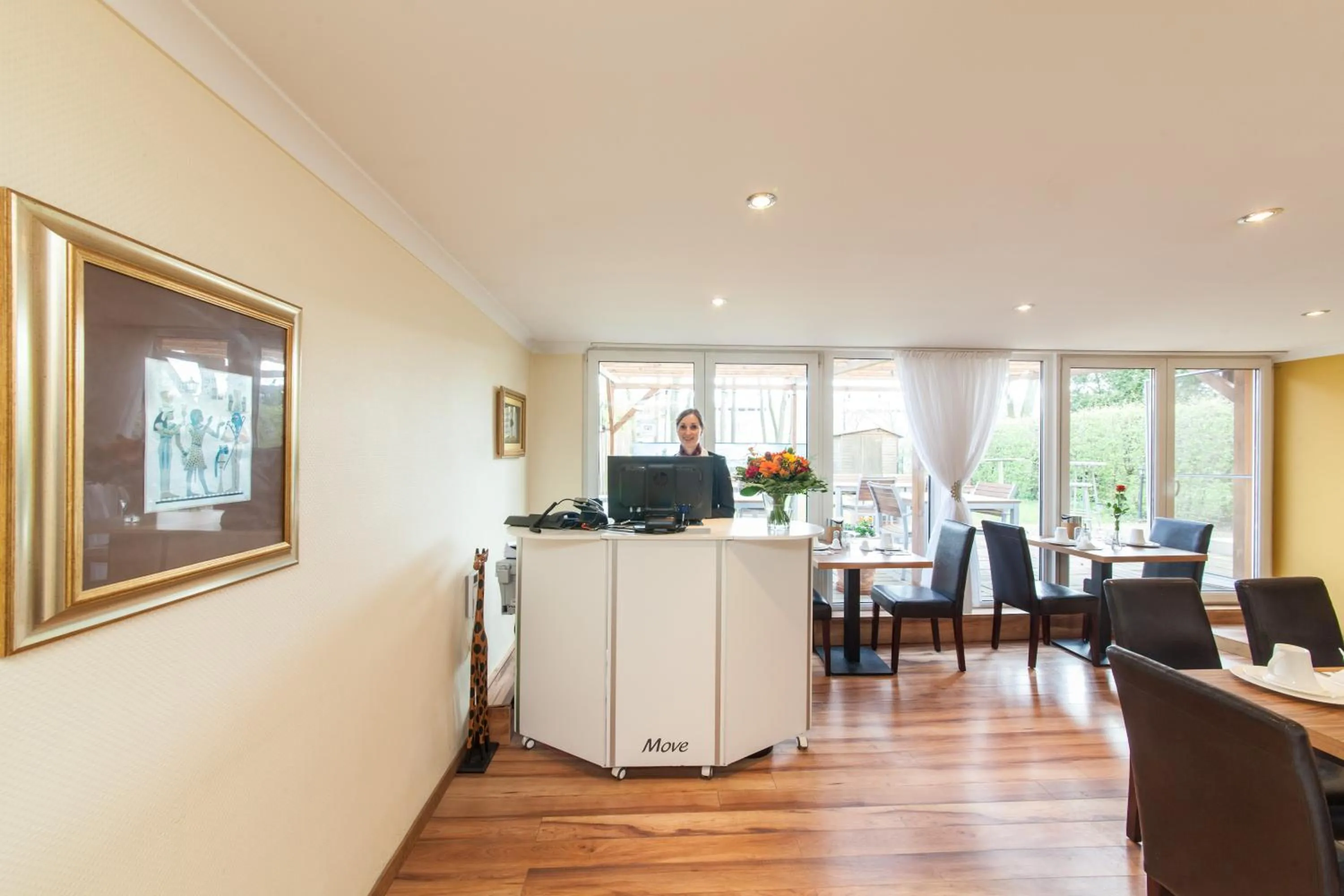 Lobby or reception in Hotel Marco Polo