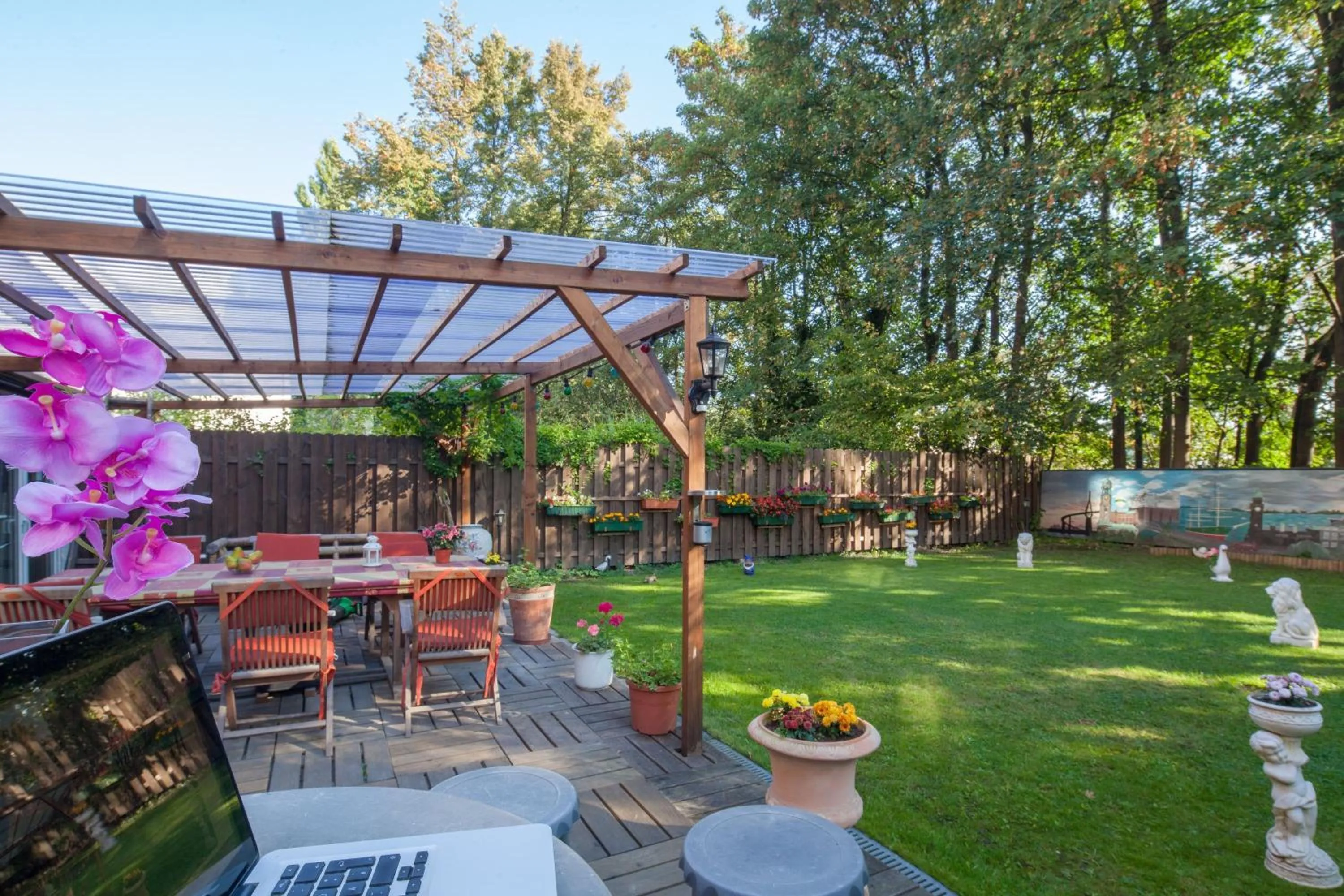 Garden in Hotel Marco Polo