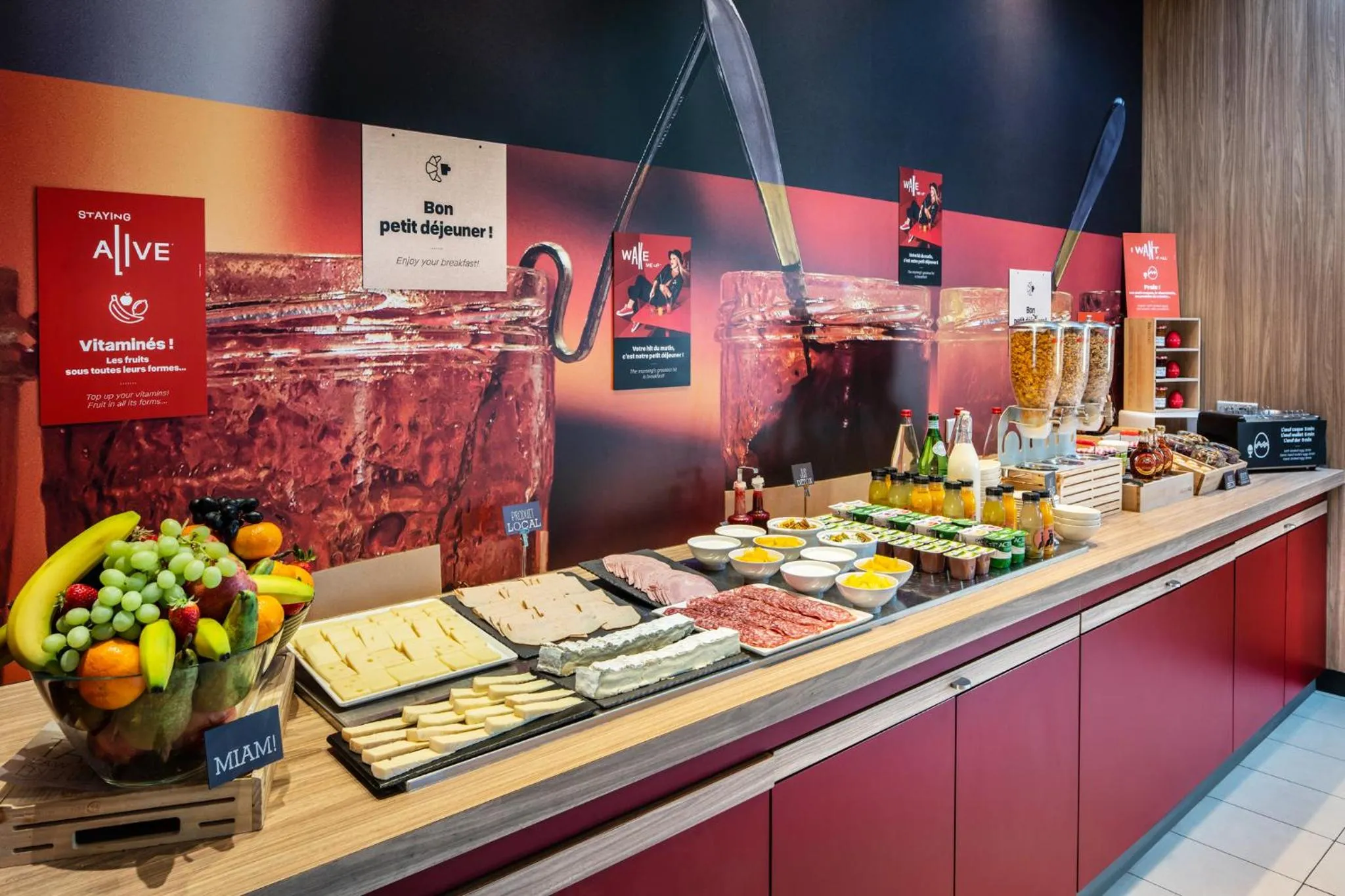 Breakfast in Ibis Marne la Vallée Noisy