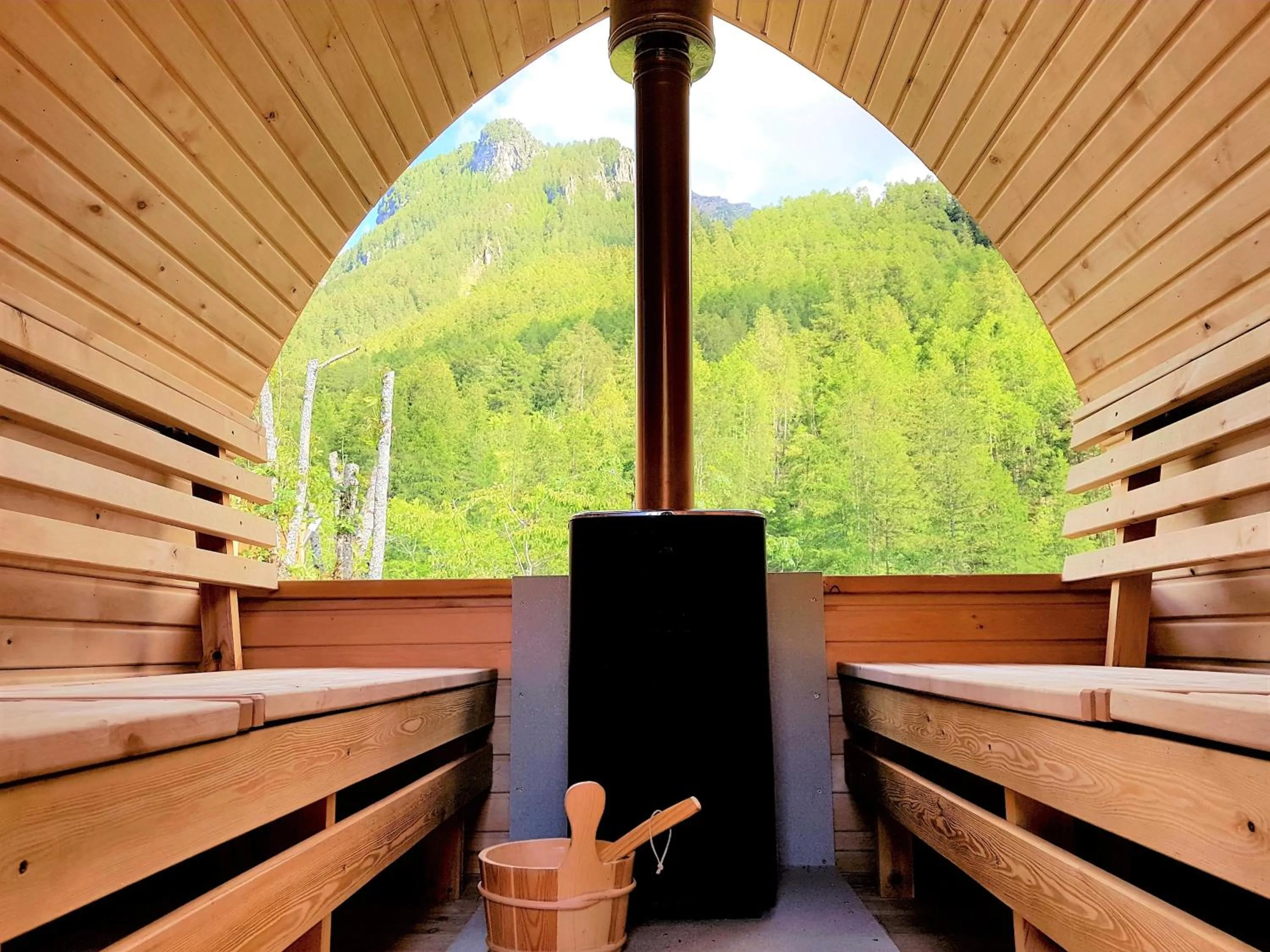 Sauna in LA JARBELLE - Gîte et Spa