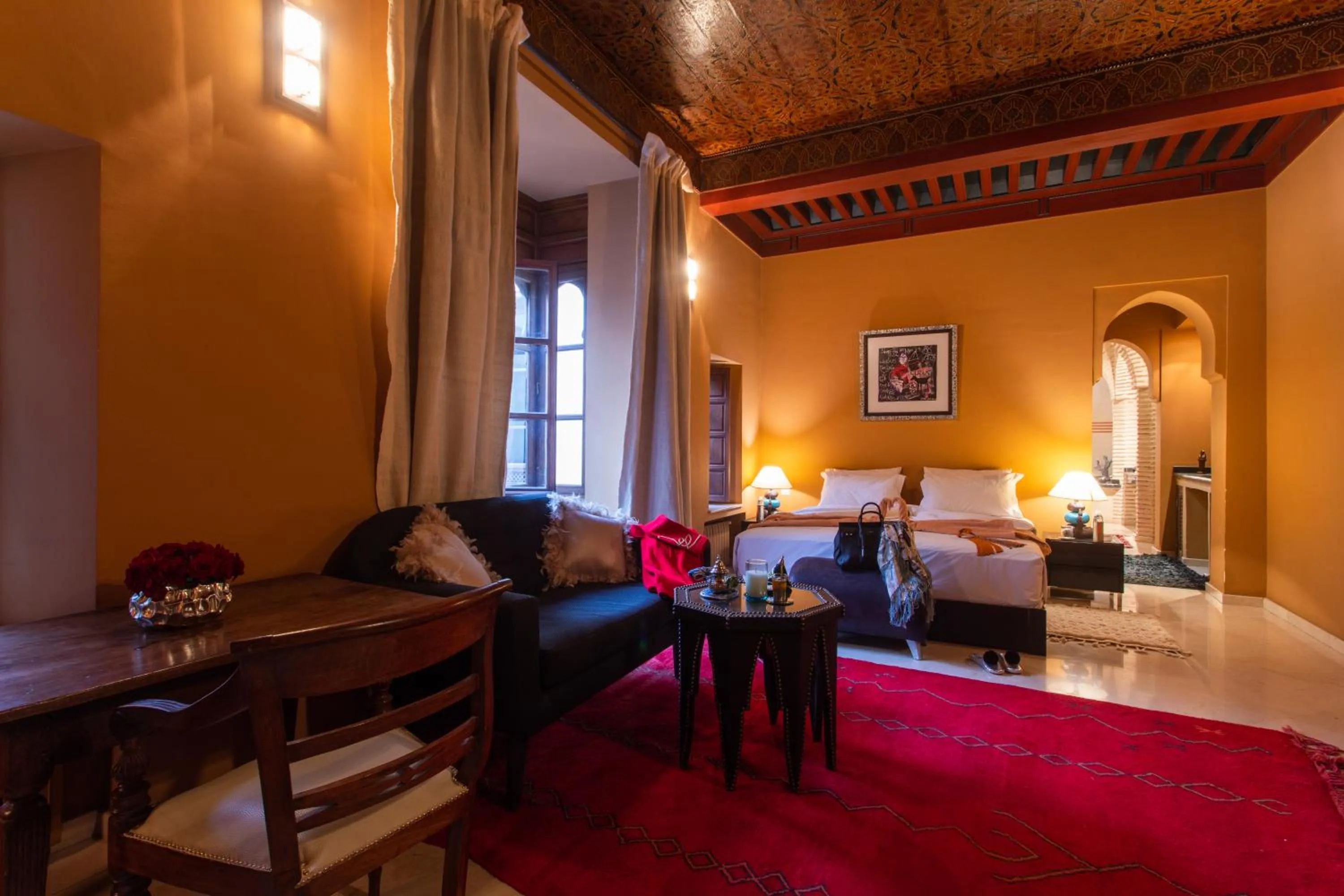 Bedroom, Bed in Riad Hizad